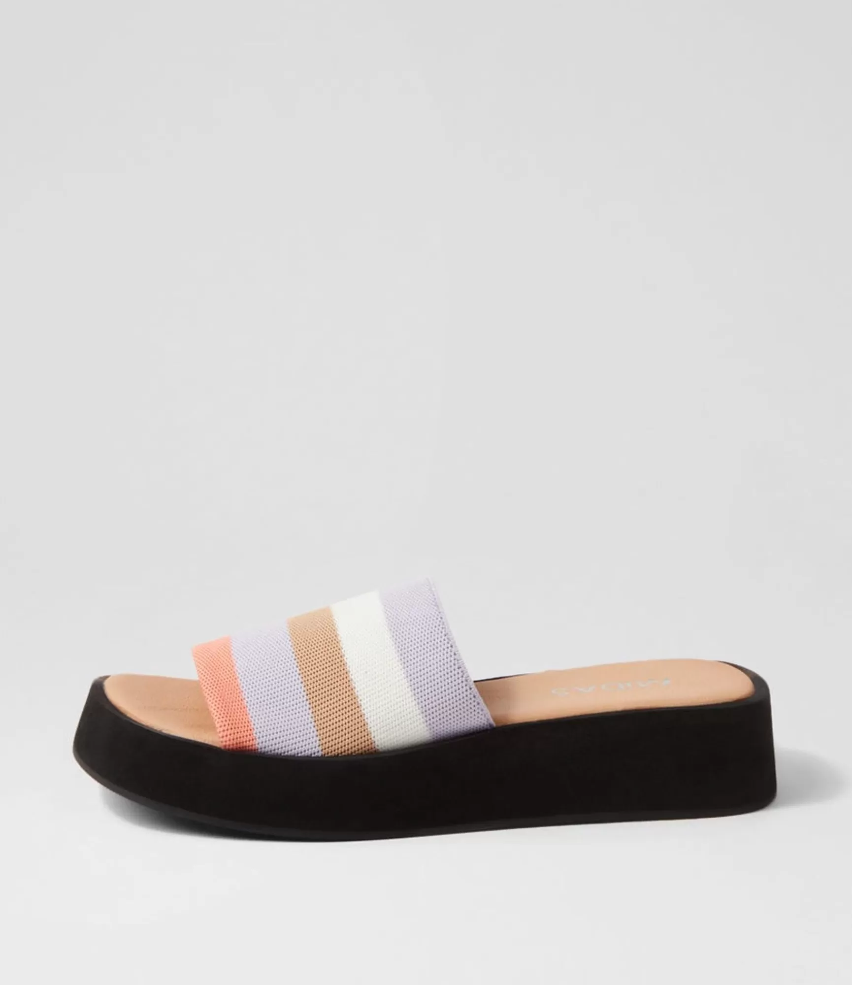 Shop Midas Shoes Poola Summer Stripe Knit Slides