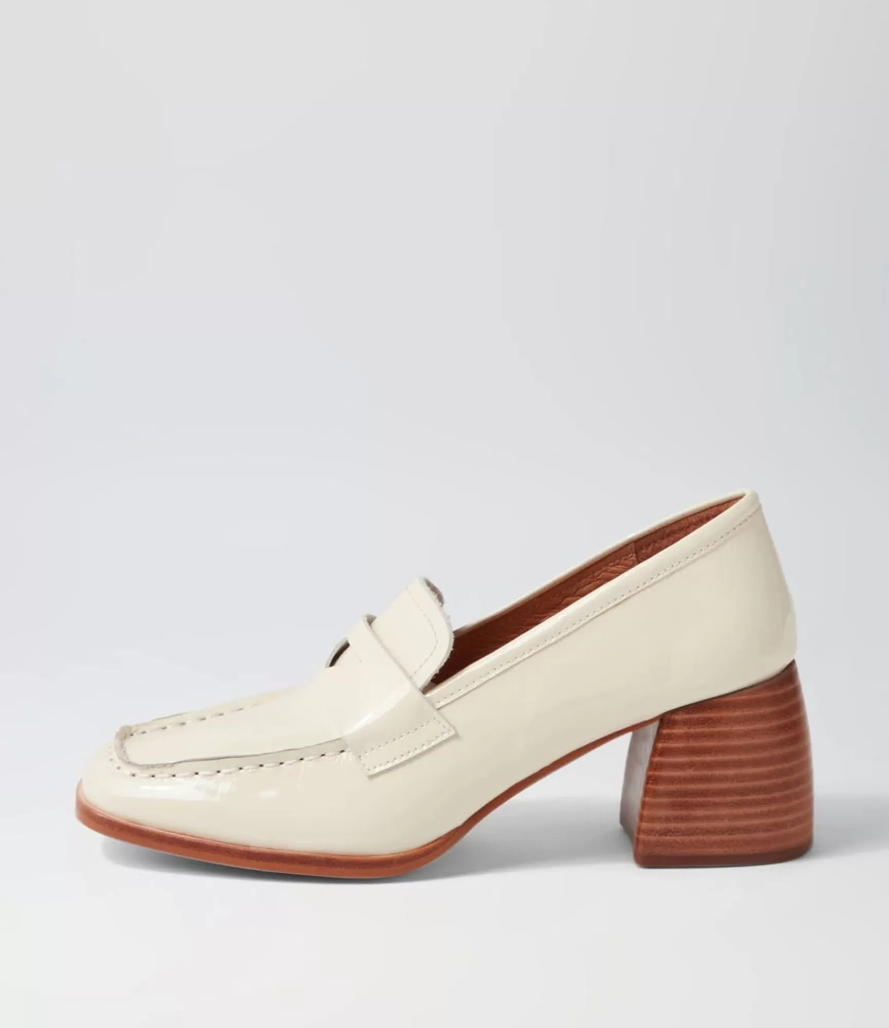 Shop Midas Shoes Preemar Vanilla Patent Leather Heels