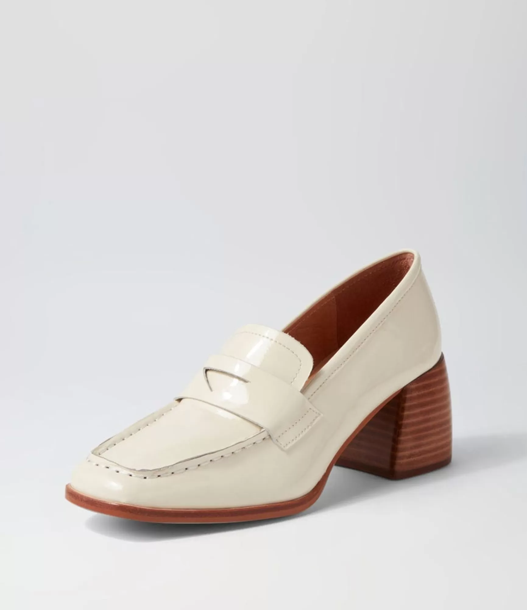 Shop Midas Shoes Preemar Vanilla Patent Leather Heels