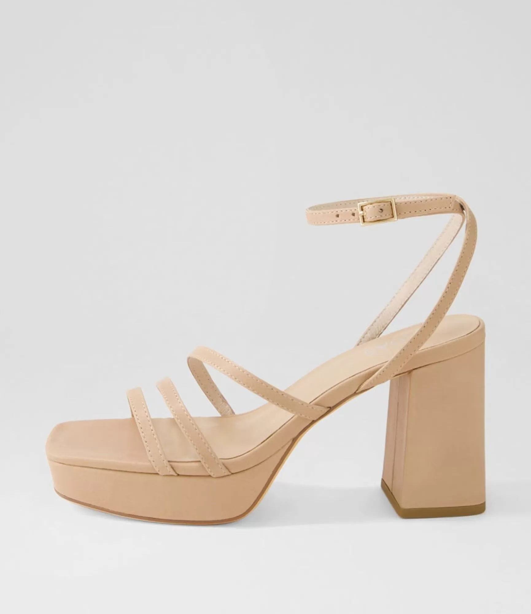 Outlet Midas Shoes Prettiest Nude Leather Sandals