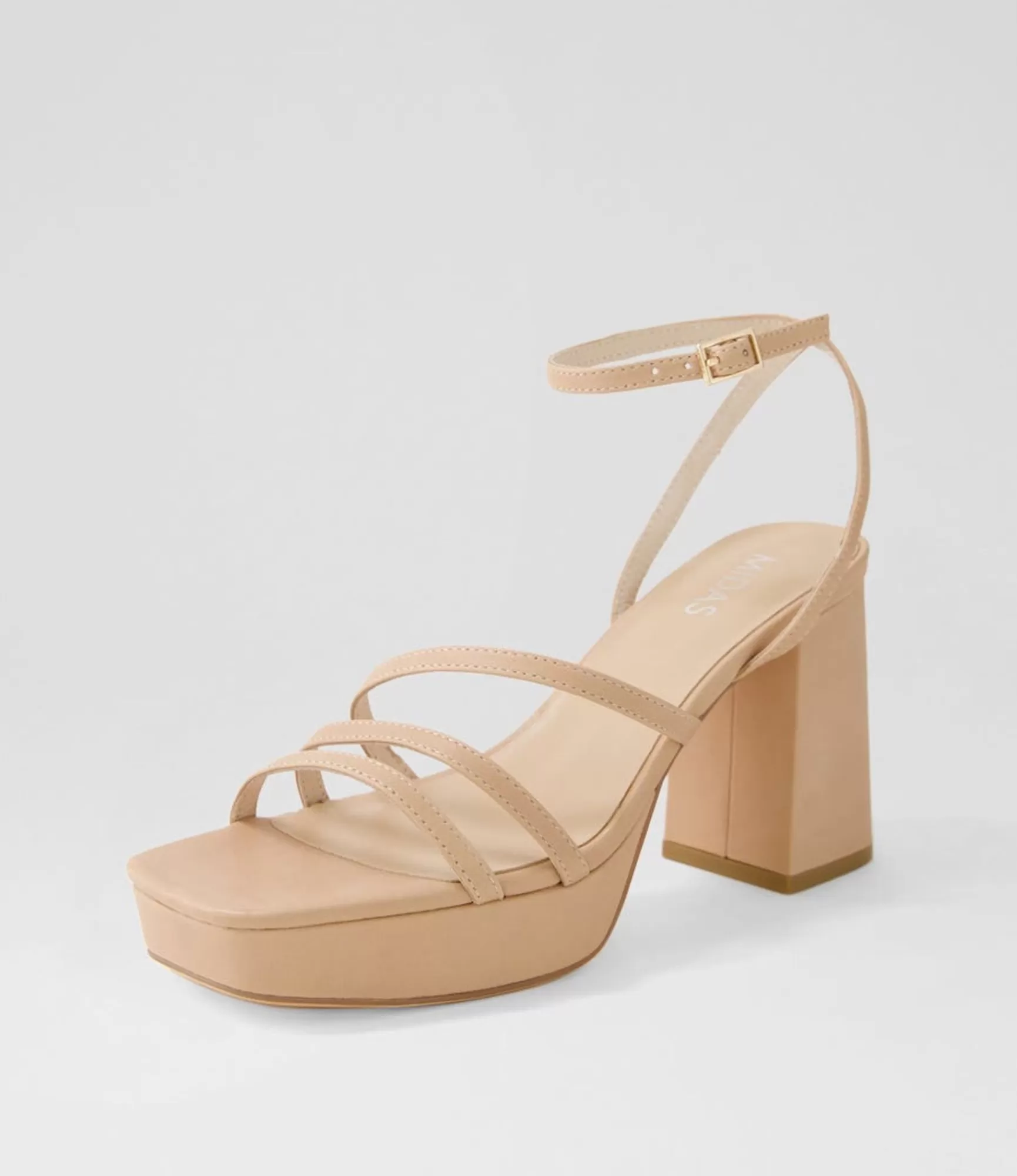 Outlet Midas Shoes Prettiest Nude Leather Sandals