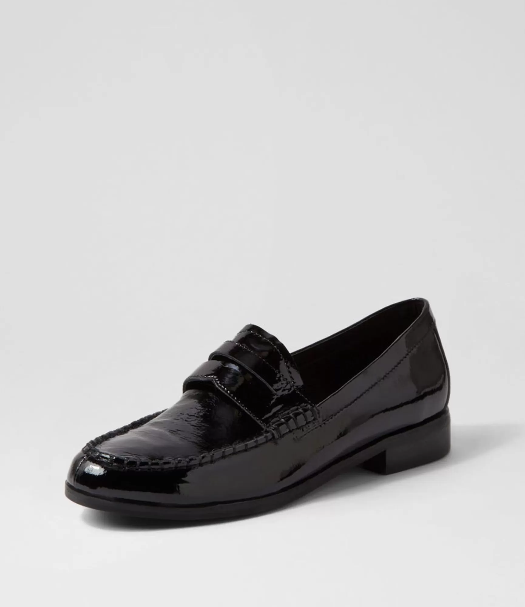Discount Midas Shoes Quarrel Black Patent Leather Loafers