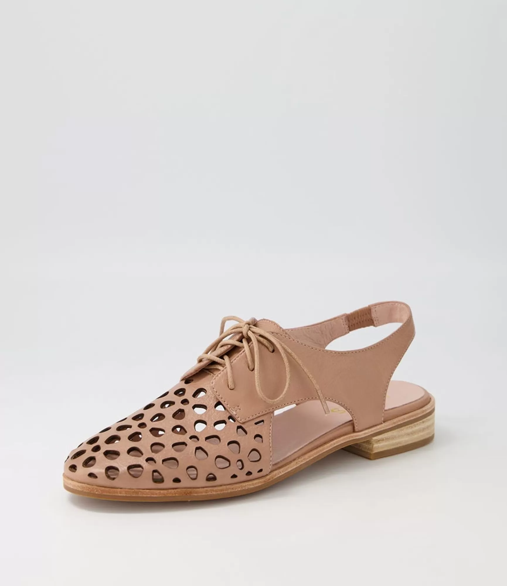 Flash Sale Midas Shoes Quietly Latte Leather Flat Shoes