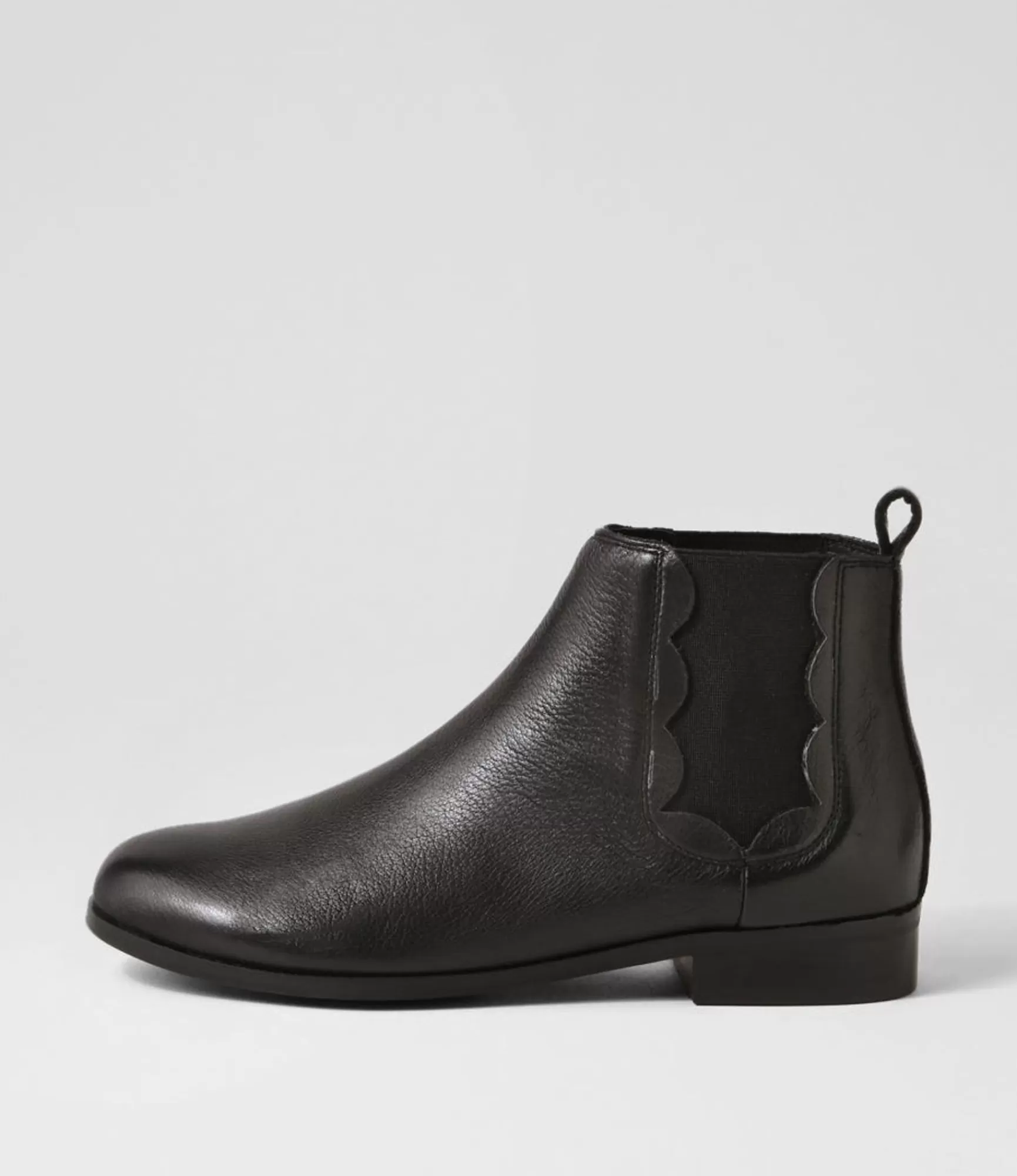 Cheap Midas Shoes Quirko Black Leather Chelsea Boots
