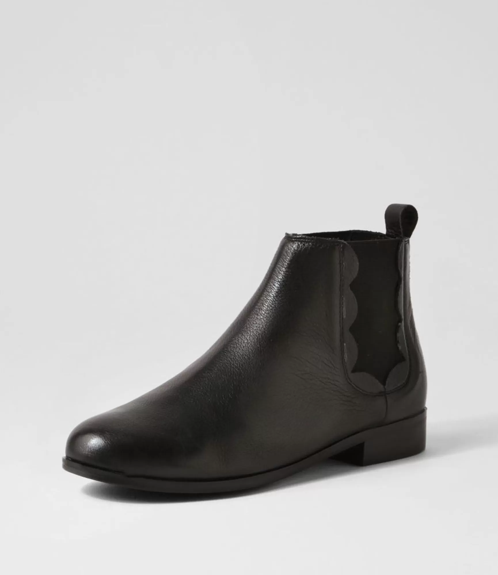 Cheap Midas Shoes Quirko Black Leather Chelsea Boots