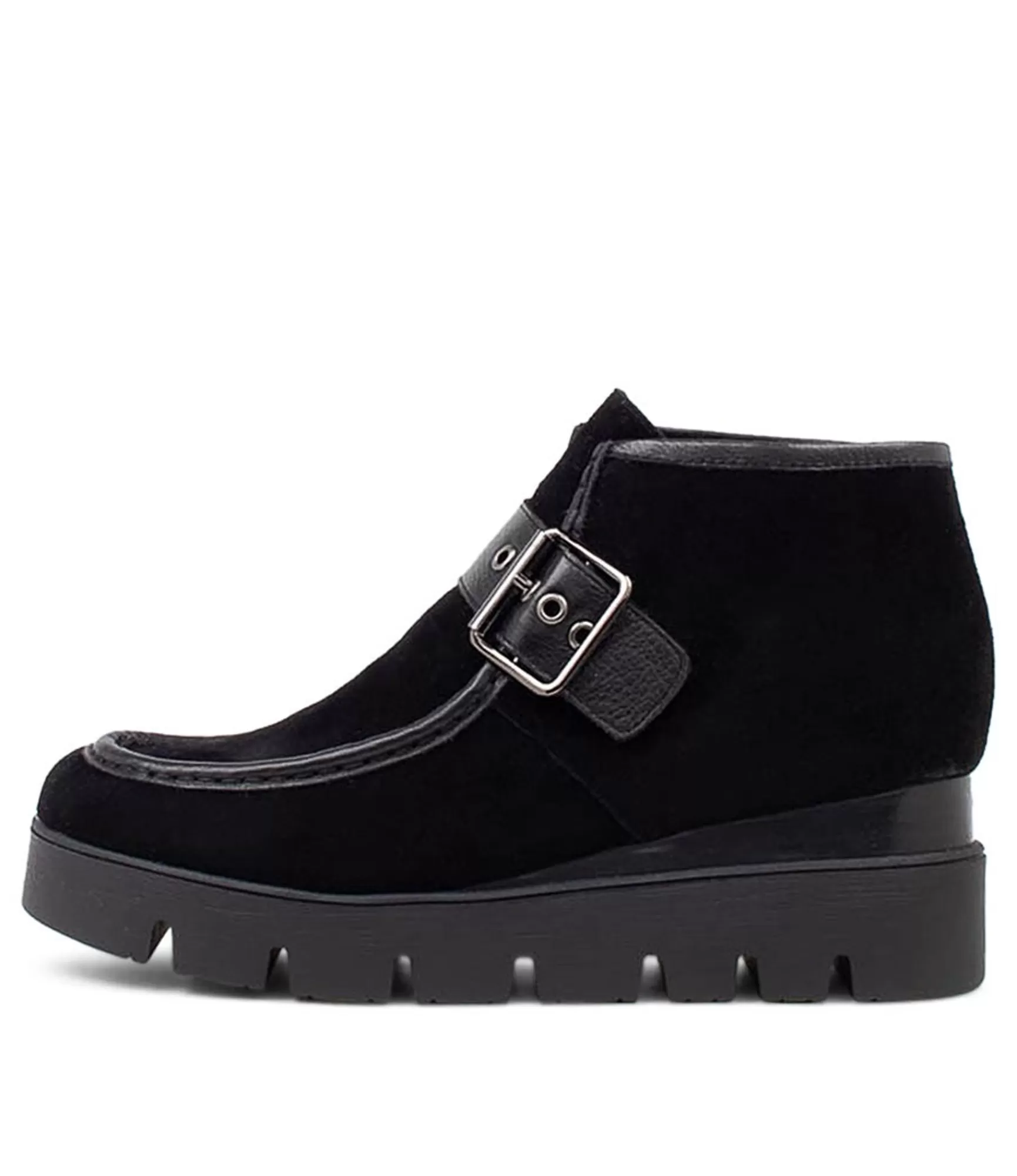 Cheap Midas Shoes Reeces Black Suede Ankle Boots