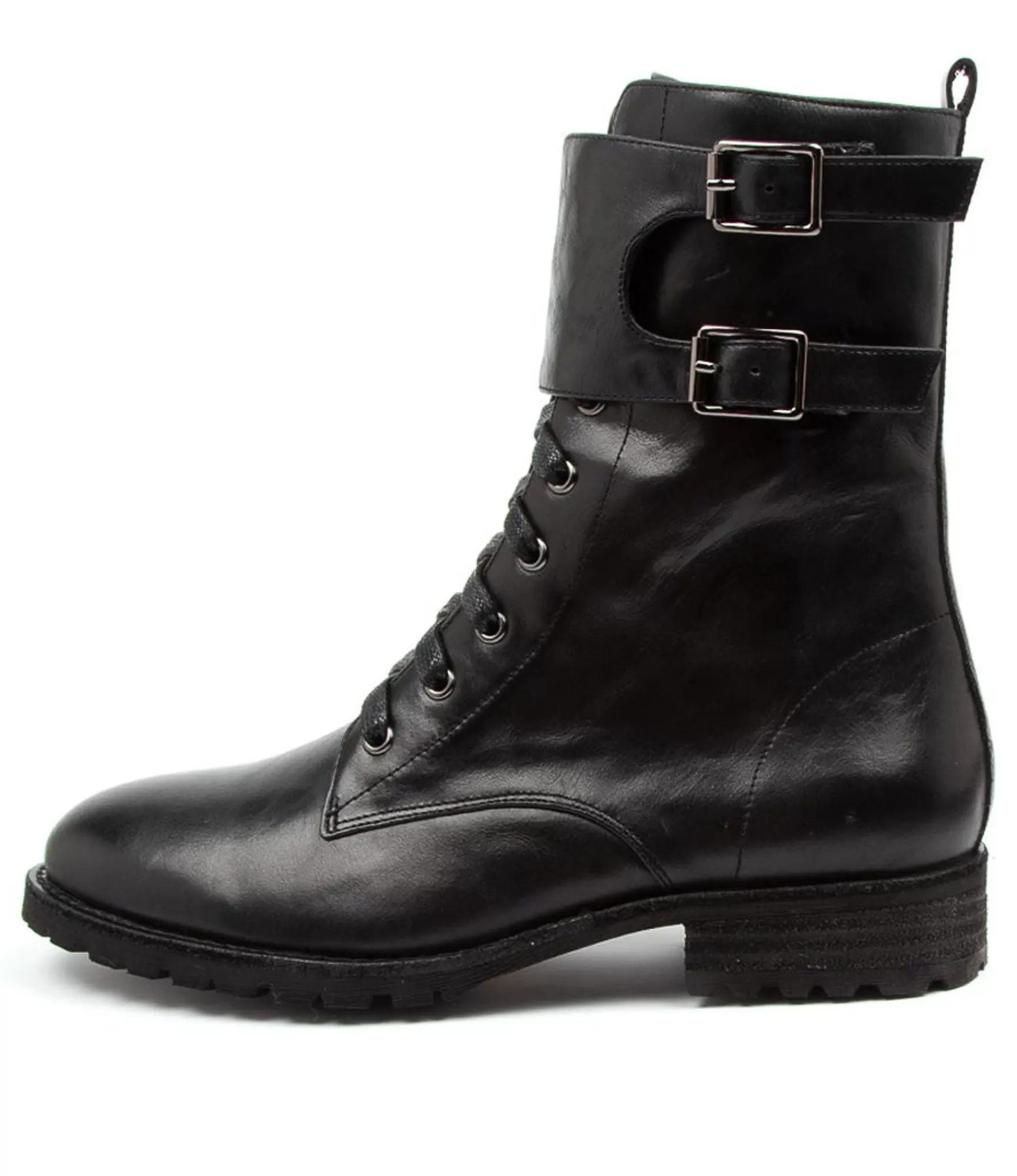 Shop Midas Shoes Riddle Black Leather