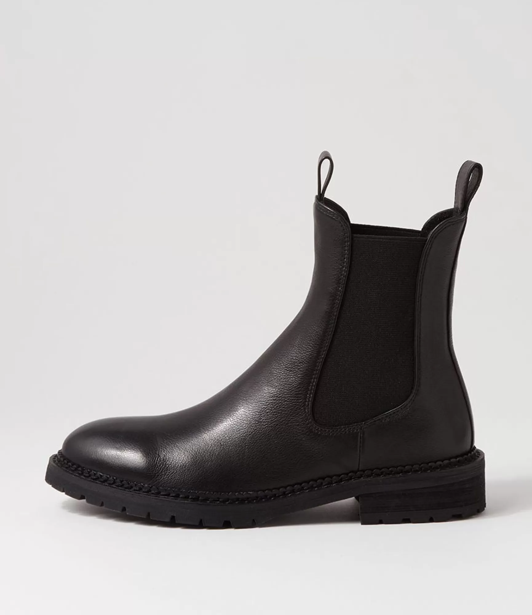 Shop Midas Shoes Rokkie Black Leather Chelsea Boots