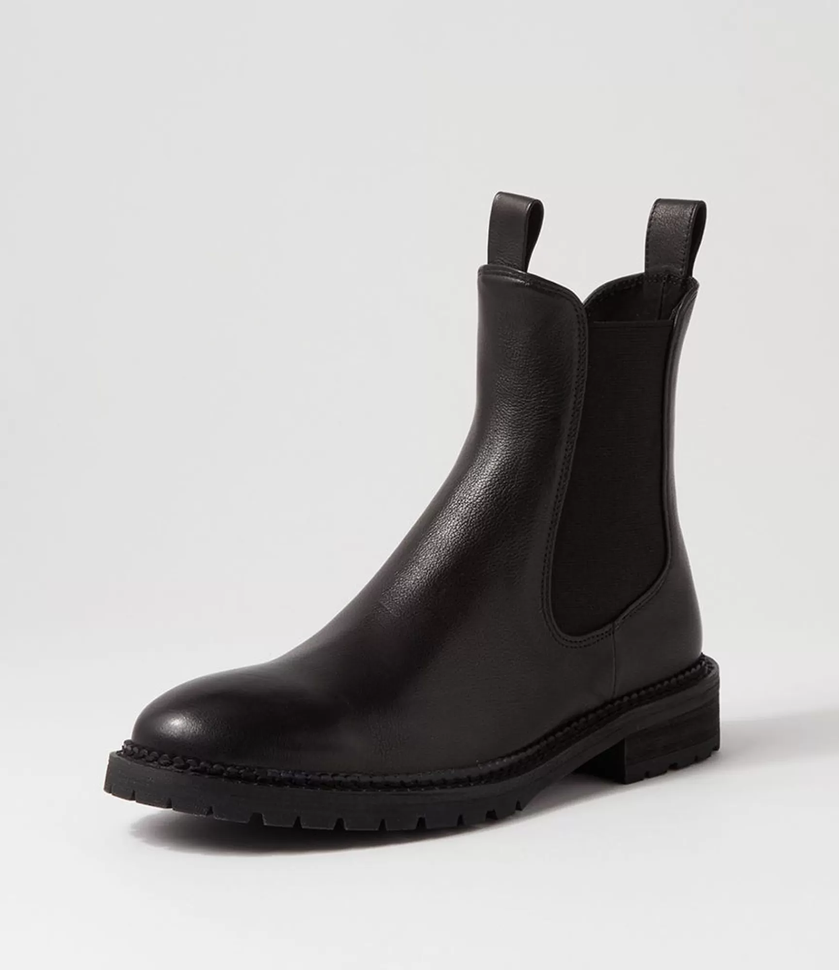 Shop Midas Shoes Rokkie Black Leather Chelsea Boots