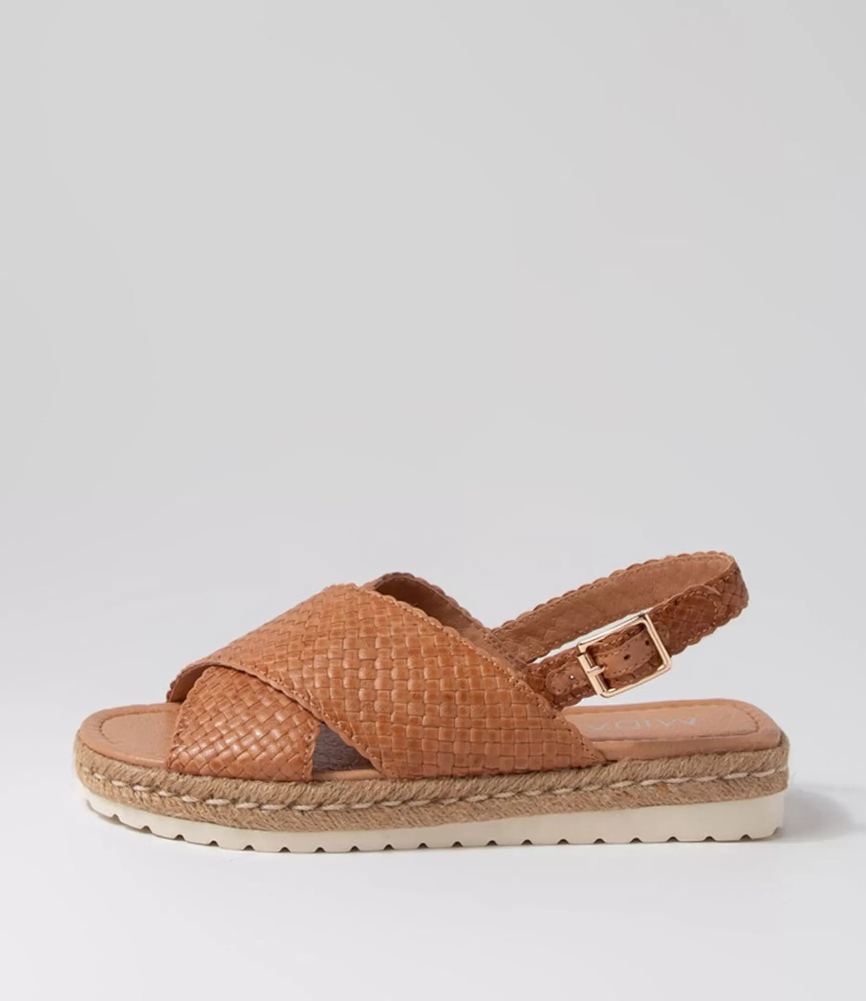 Fashion Midas Shoes Sabbas Tan Weave Sandals