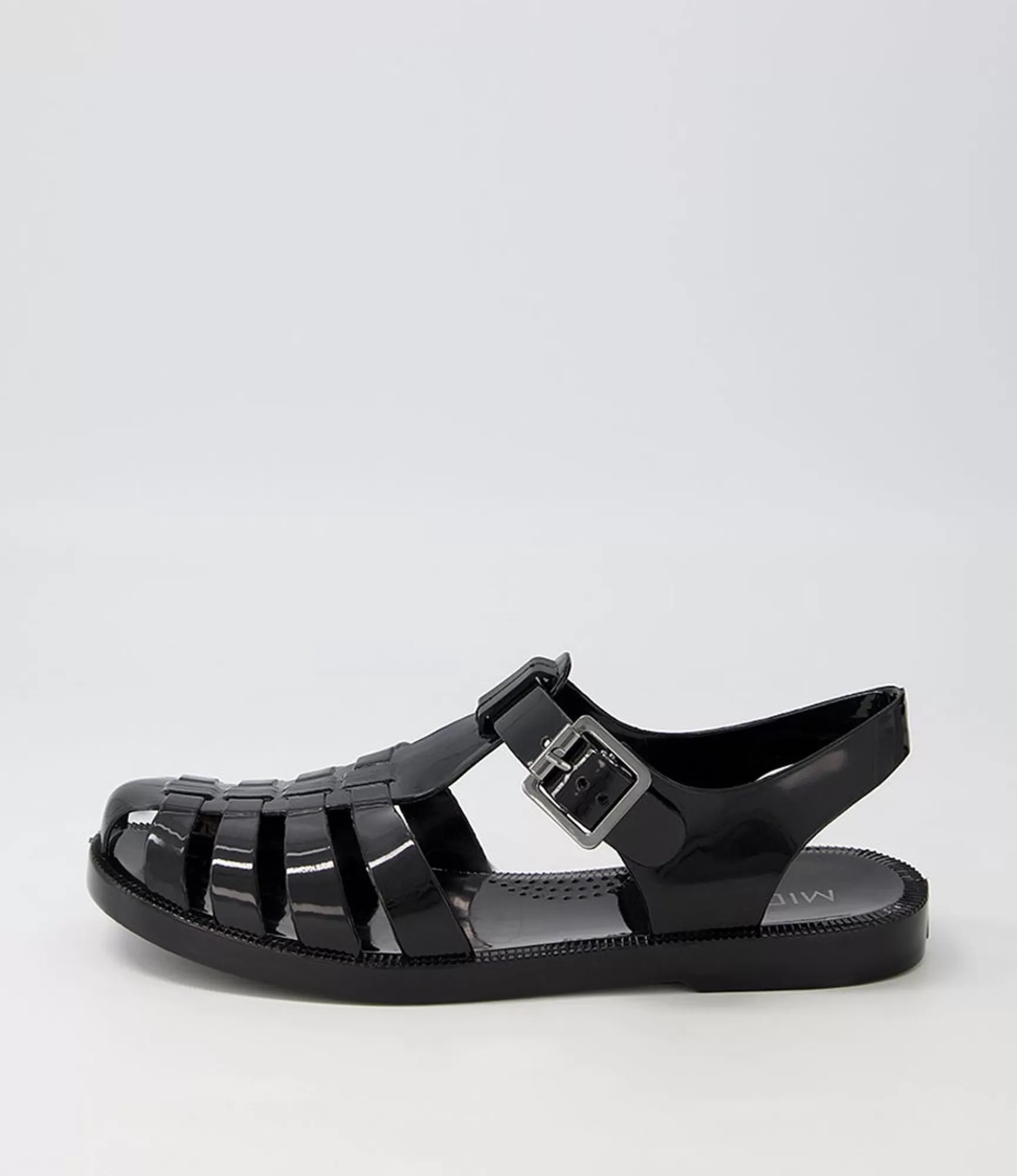 Outlet Midas Shoes Sadie Black Jelly Sandals