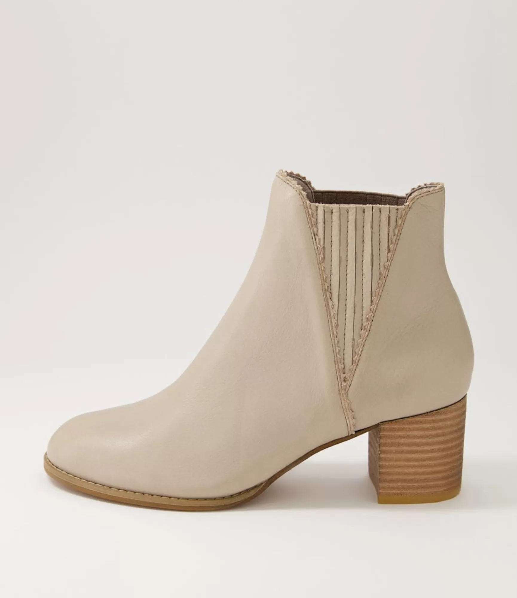 Cheap Midas Shoes Saniti Smoke Leather Ankle Boots