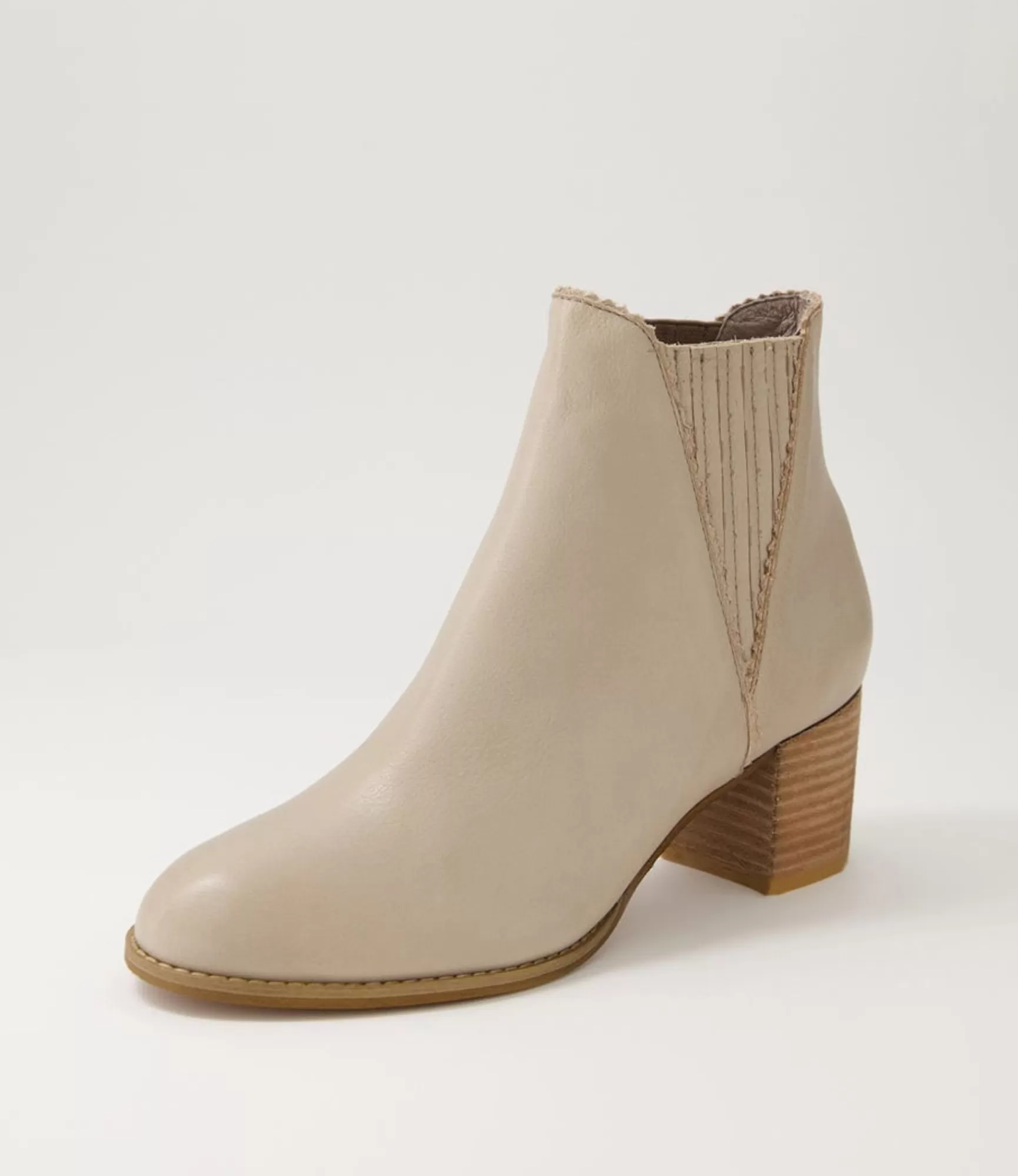 Cheap Midas Shoes Saniti Smoke Leather Ankle Boots