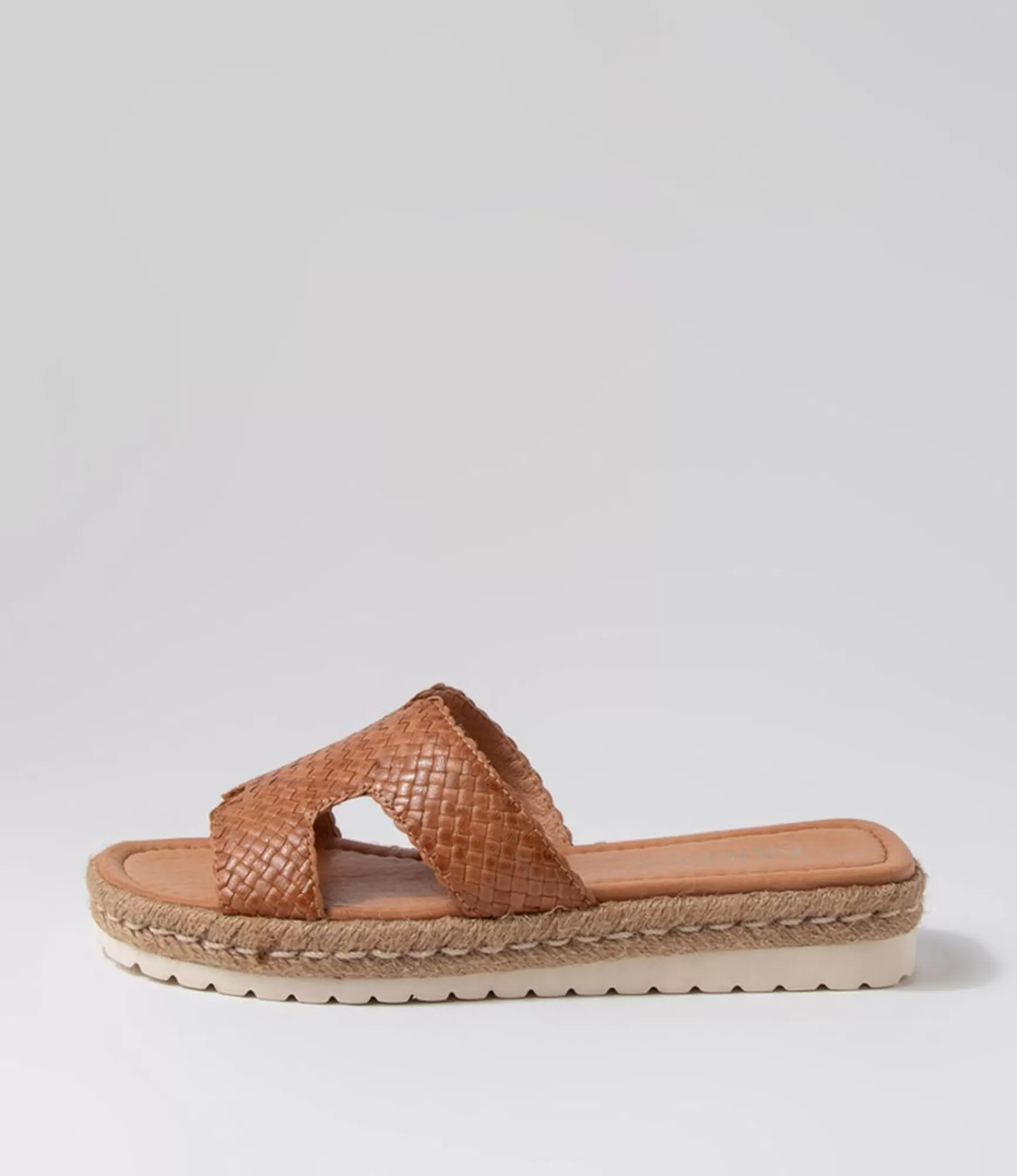 Cheap Midas Shoes Santino Tan Weave Slides