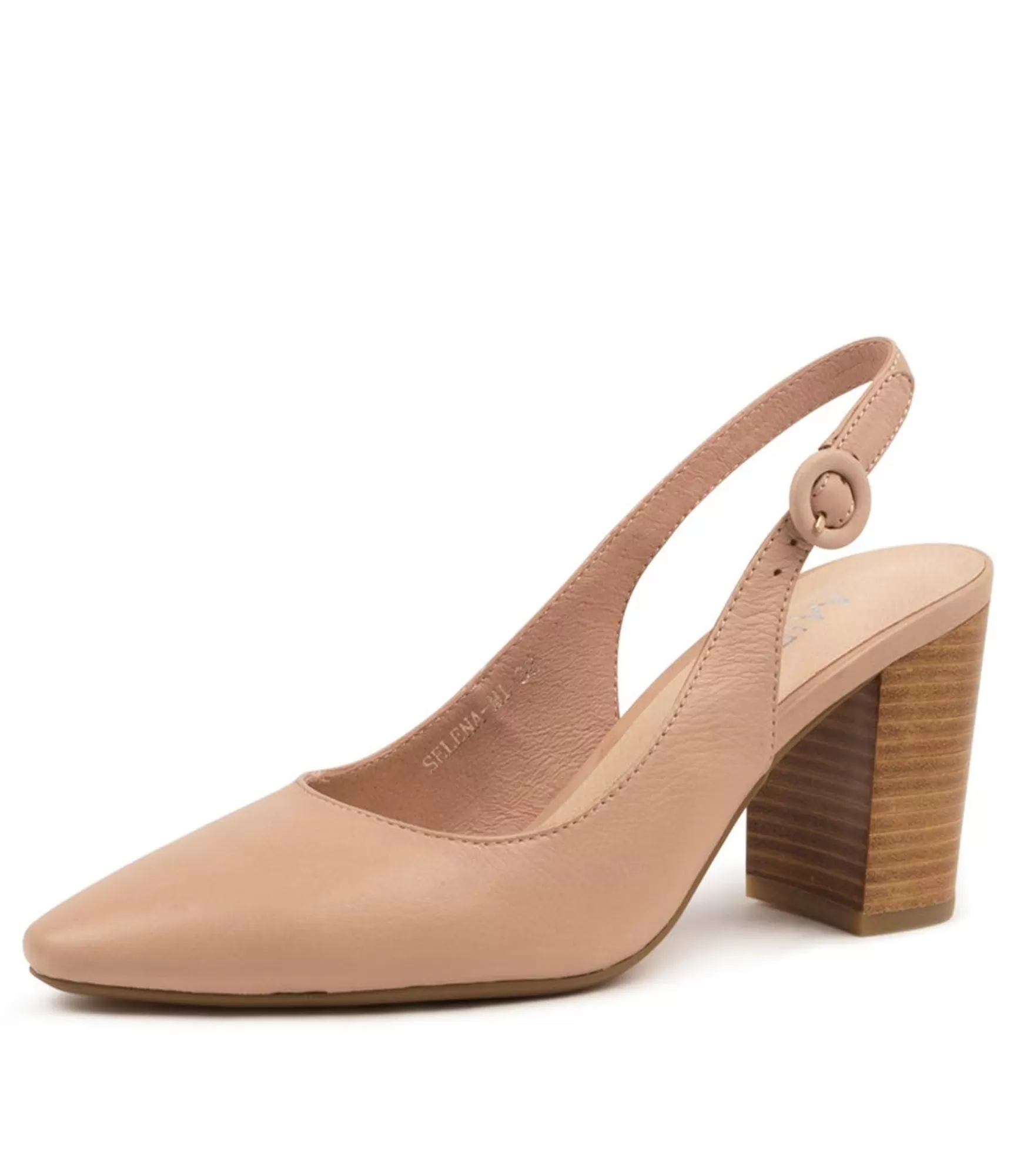 Cheap Midas Shoes Selena Dk Nude Leather