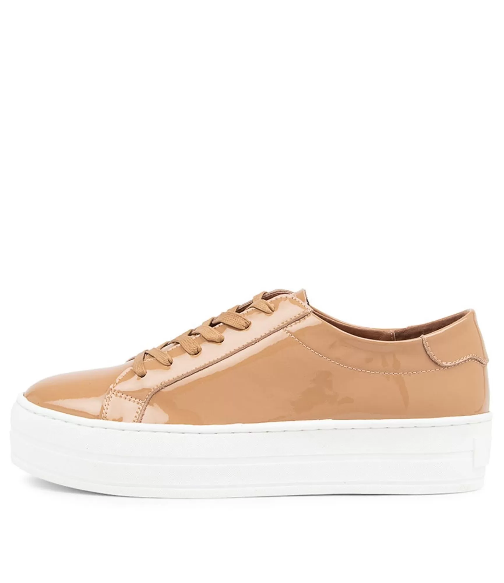 Discount Midas Shoes Shelby Camel Patent Leather Sneakers Wt Sole