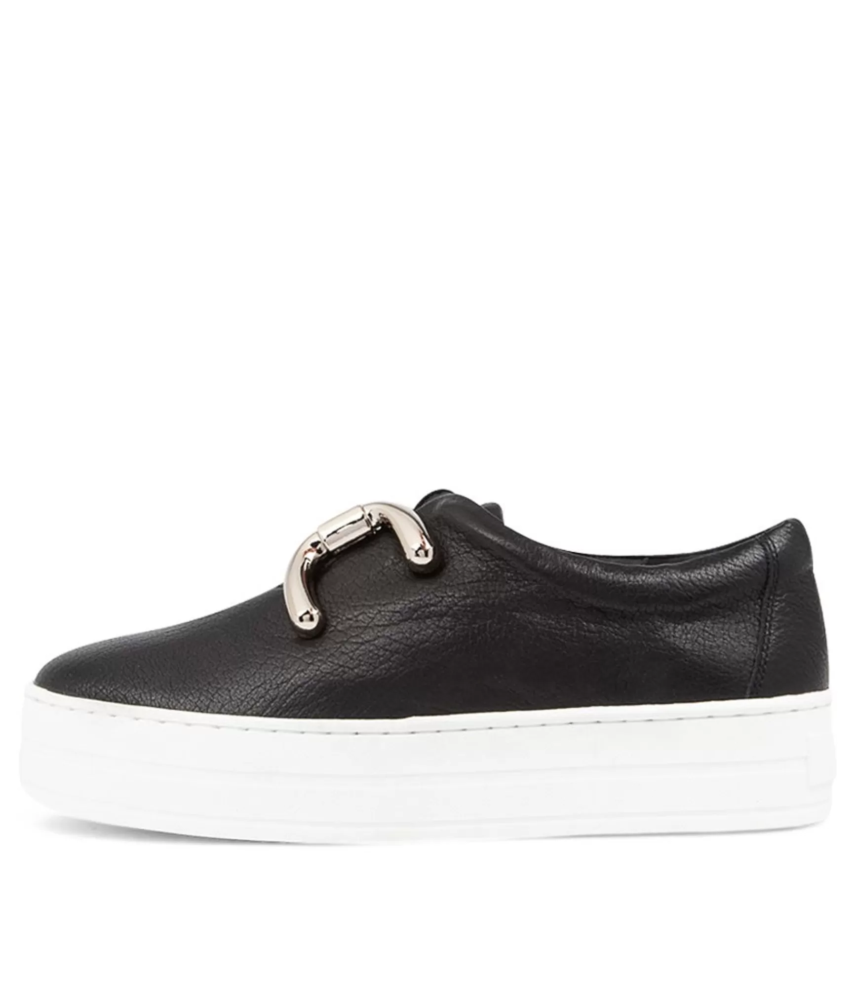 Clearance Midas Shoes Shells Black Leather Sneakers Ws