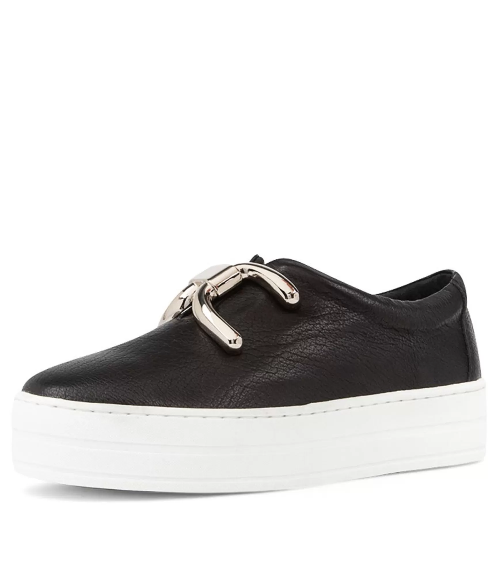 Clearance Midas Shoes Shells Black Leather Sneakers Ws