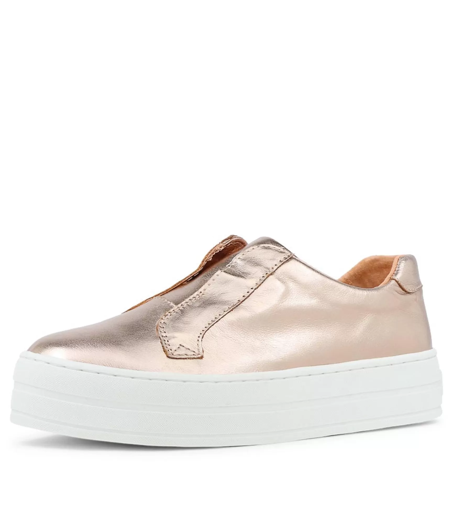 Fashion Midas Shoes Shiann Pale Rose Gold Leather Sneakers Ws