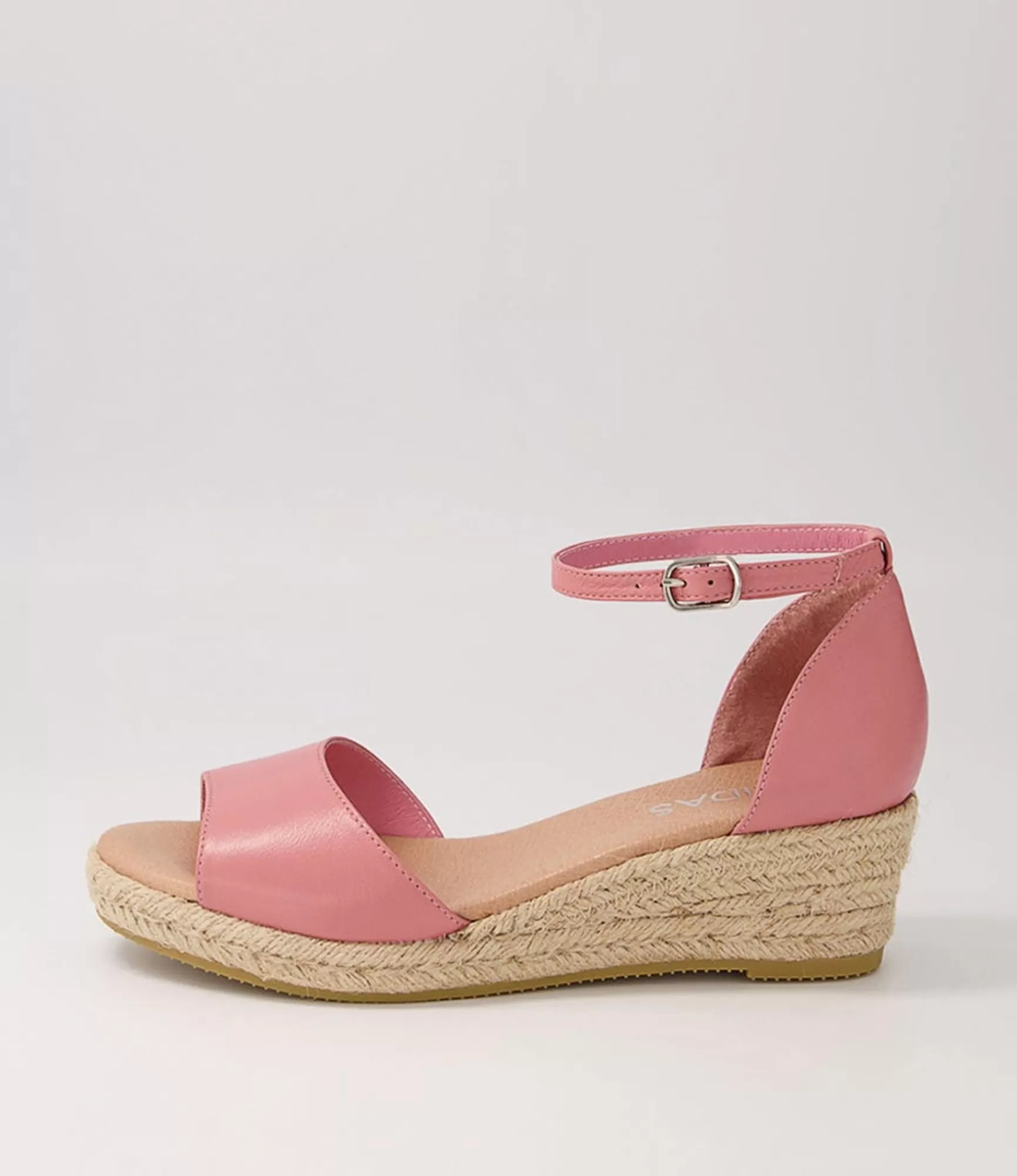 Best Sale Midas Shoes Skippy Pretty Pink Nat Rope Leather Sandals