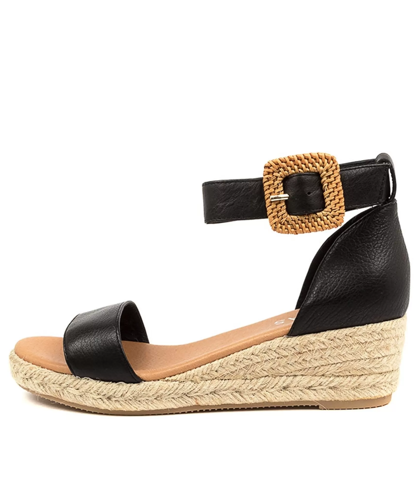 Best Midas Shoes Sprung Black Leather