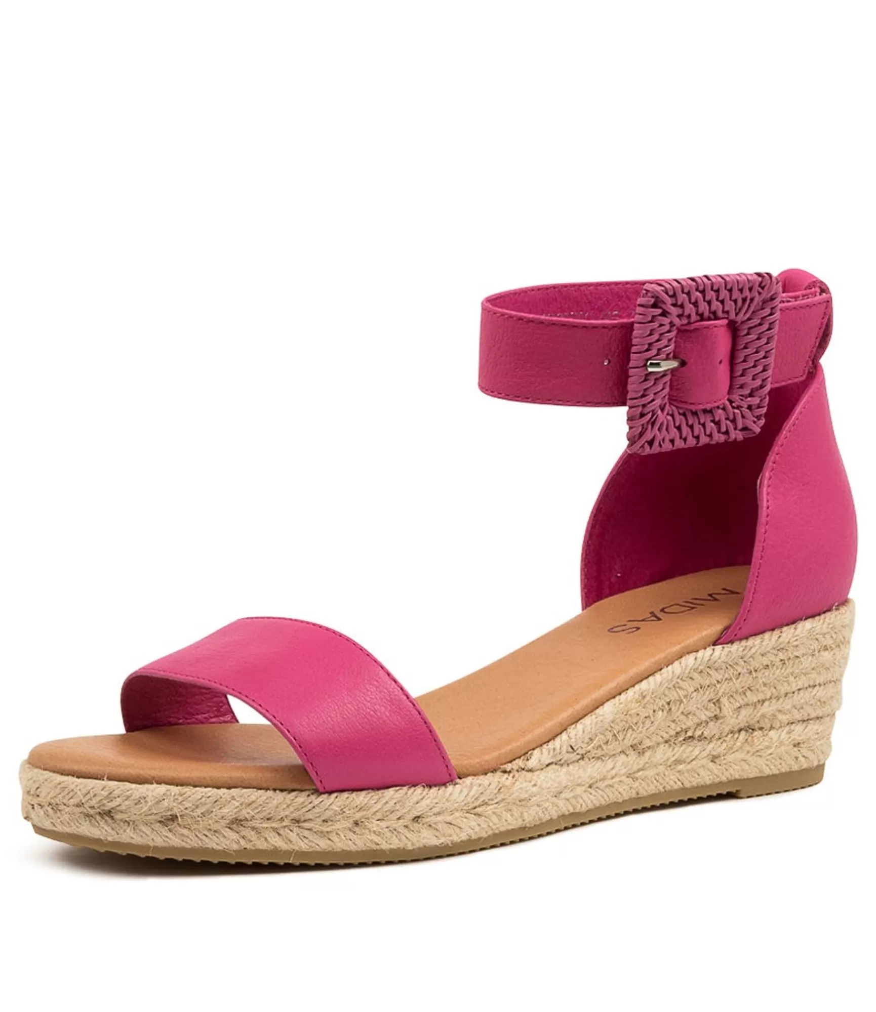 Online Midas Shoes Sprung Fuchsia Leather