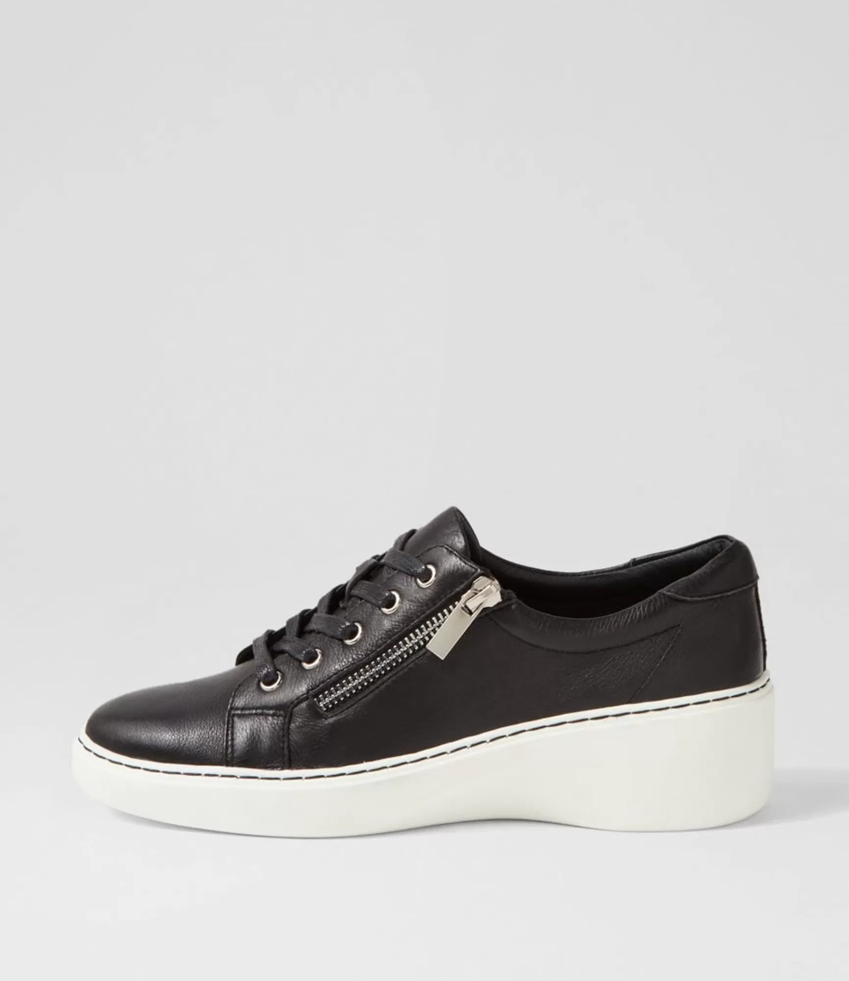 Store Midas Shoes Stomps Black Leather Lace Up Flats