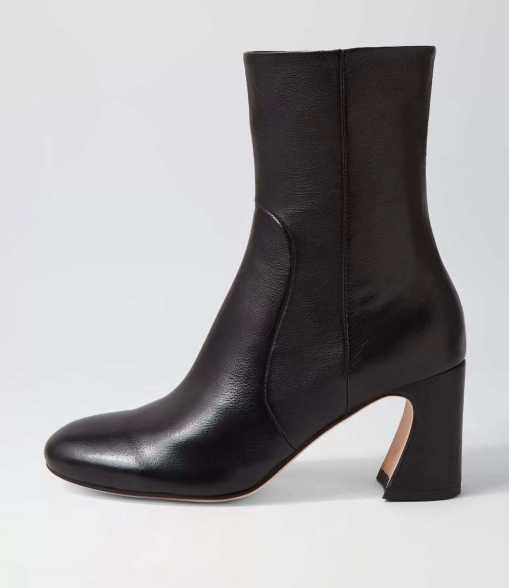 Flash Sale Midas Shoes Tahlina Black Leather Ankle Boots
