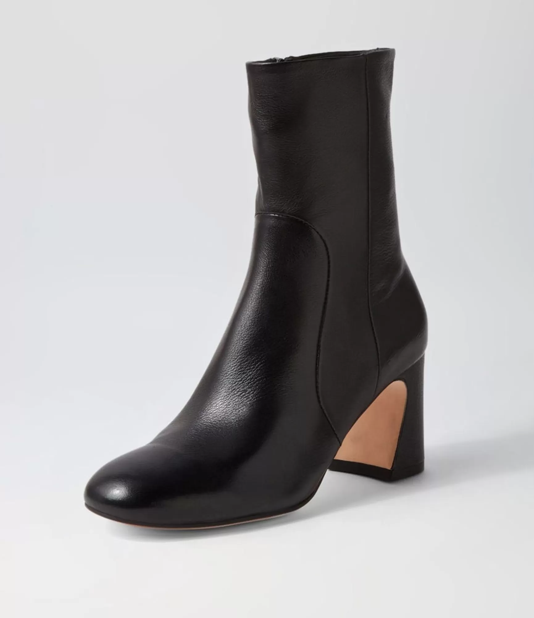 Flash Sale Midas Shoes Tahlina Black Leather Ankle Boots