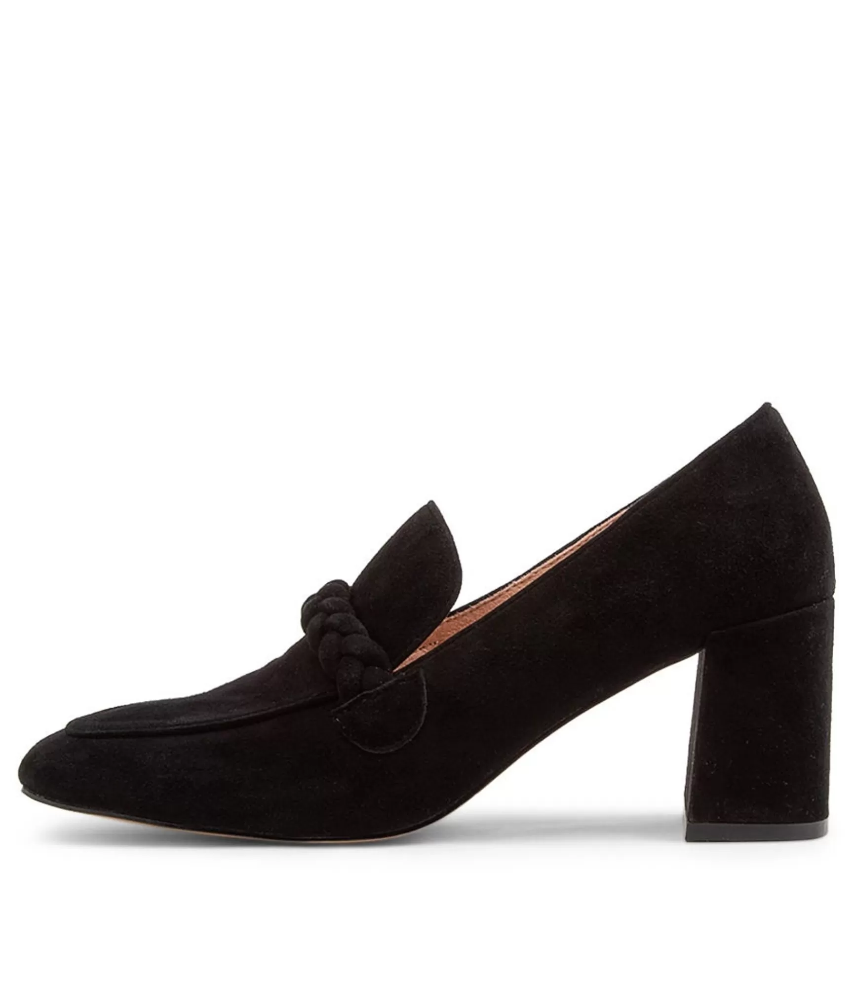 Fashion Midas Shoes Tarni Black Suede Heels