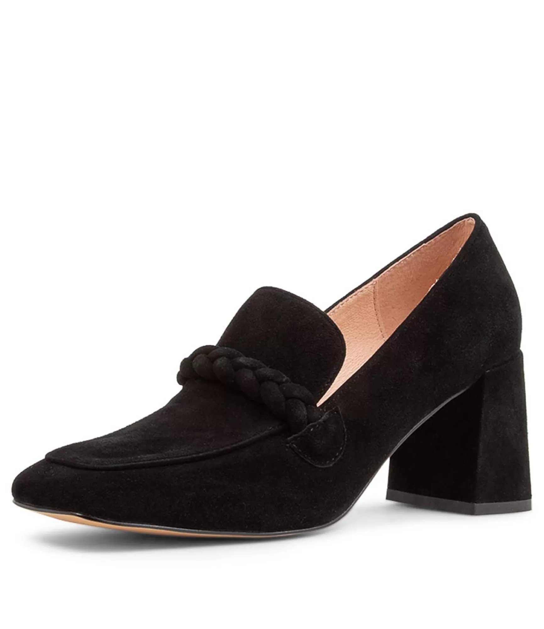 Fashion Midas Shoes Tarni Black Suede Heels