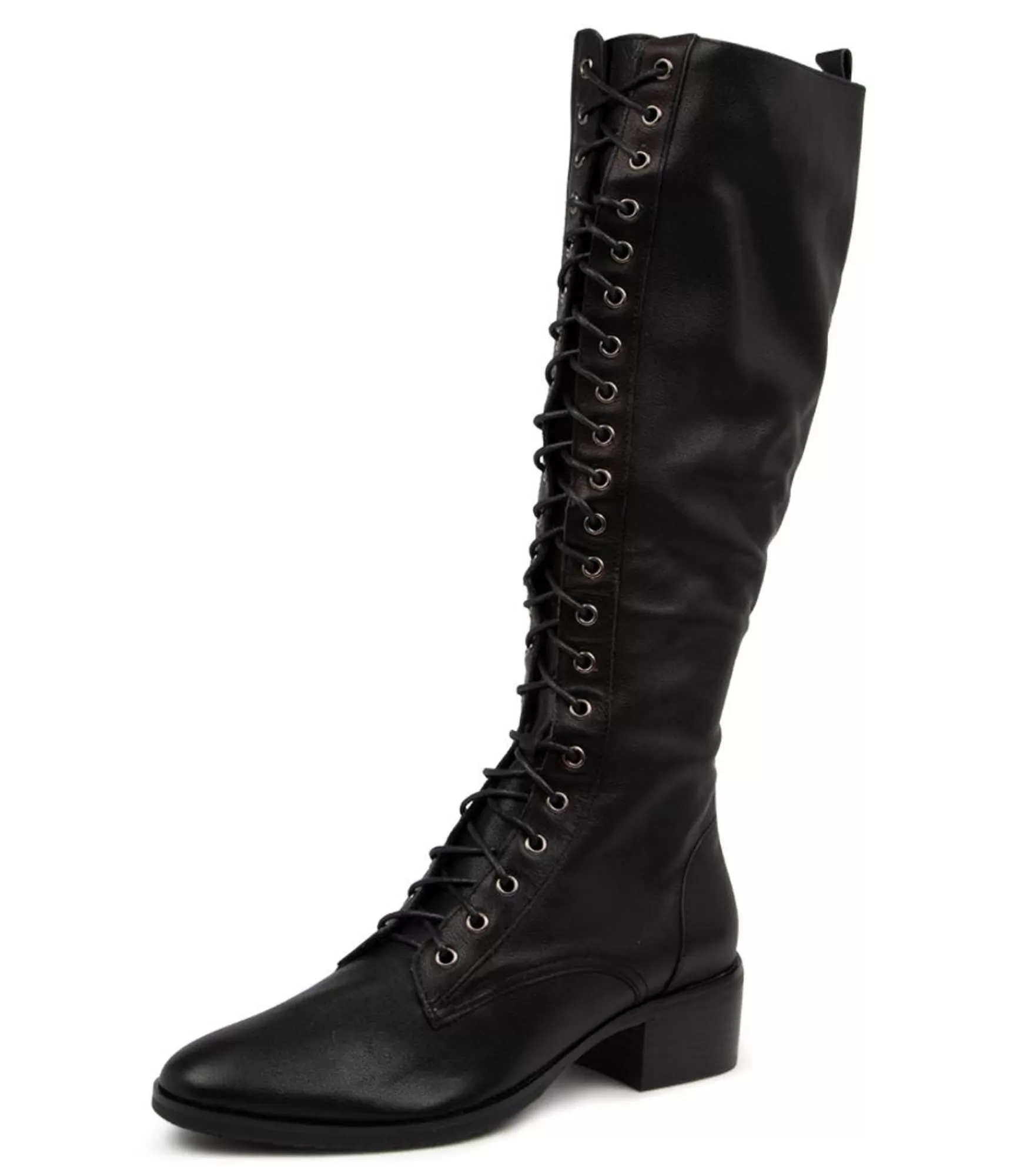 Cheap Midas Shoes Tatum Black Leather