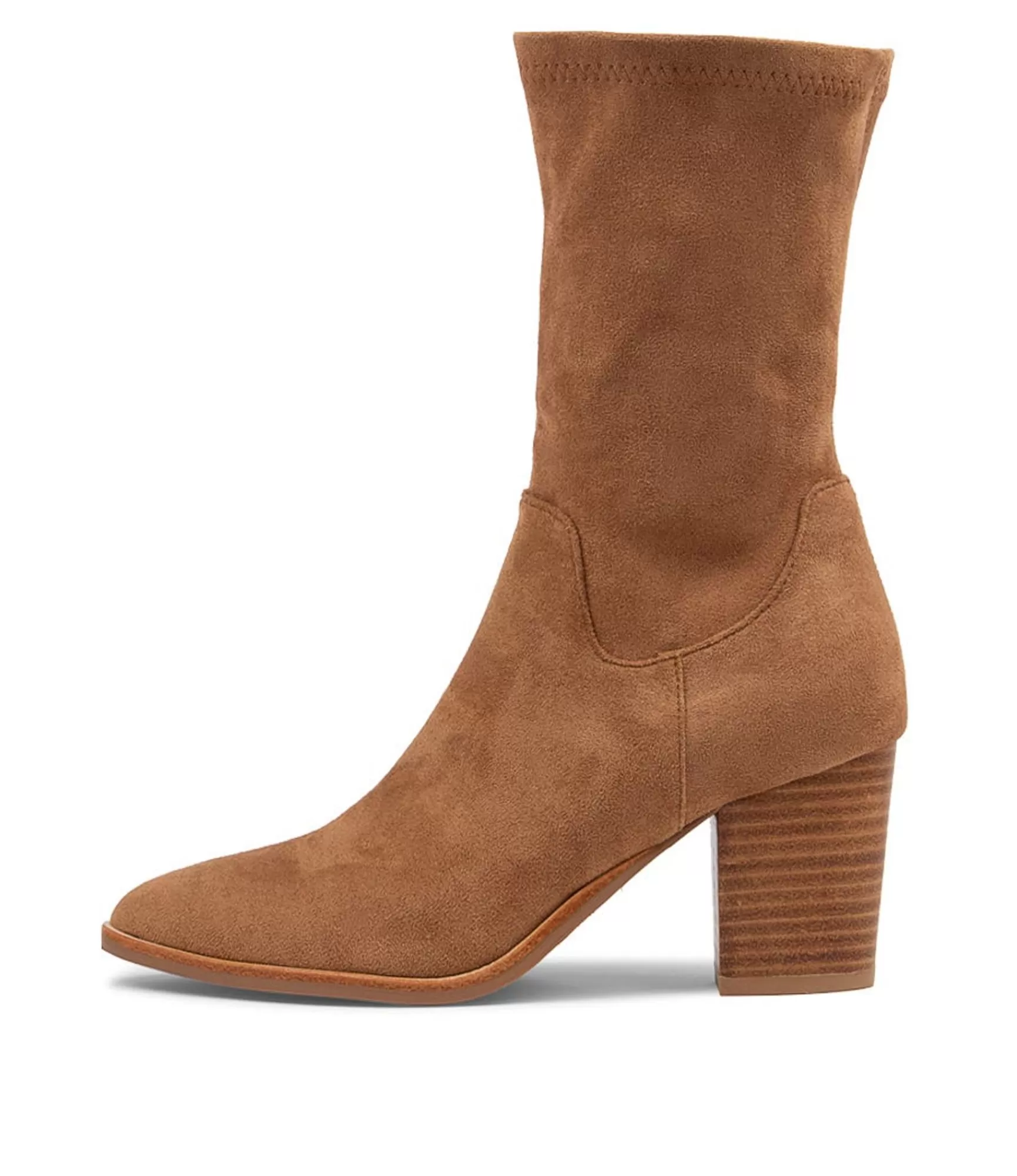 Outlet Midas Shoes Tayden Camel Microsuede Calf Boots