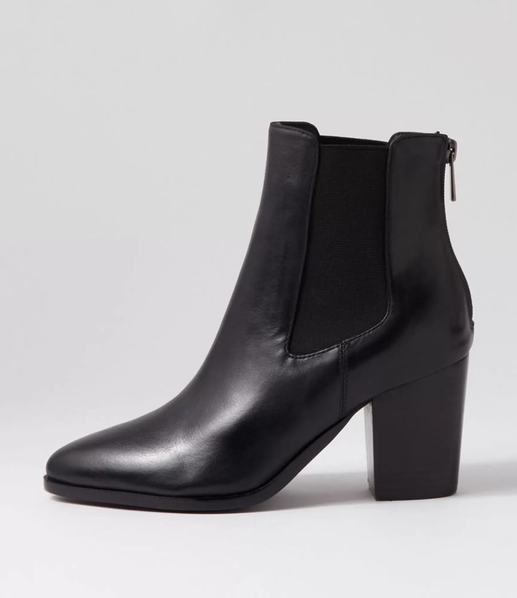 Flash Sale Midas Shoes Terto Black Leather Chelsea Boots