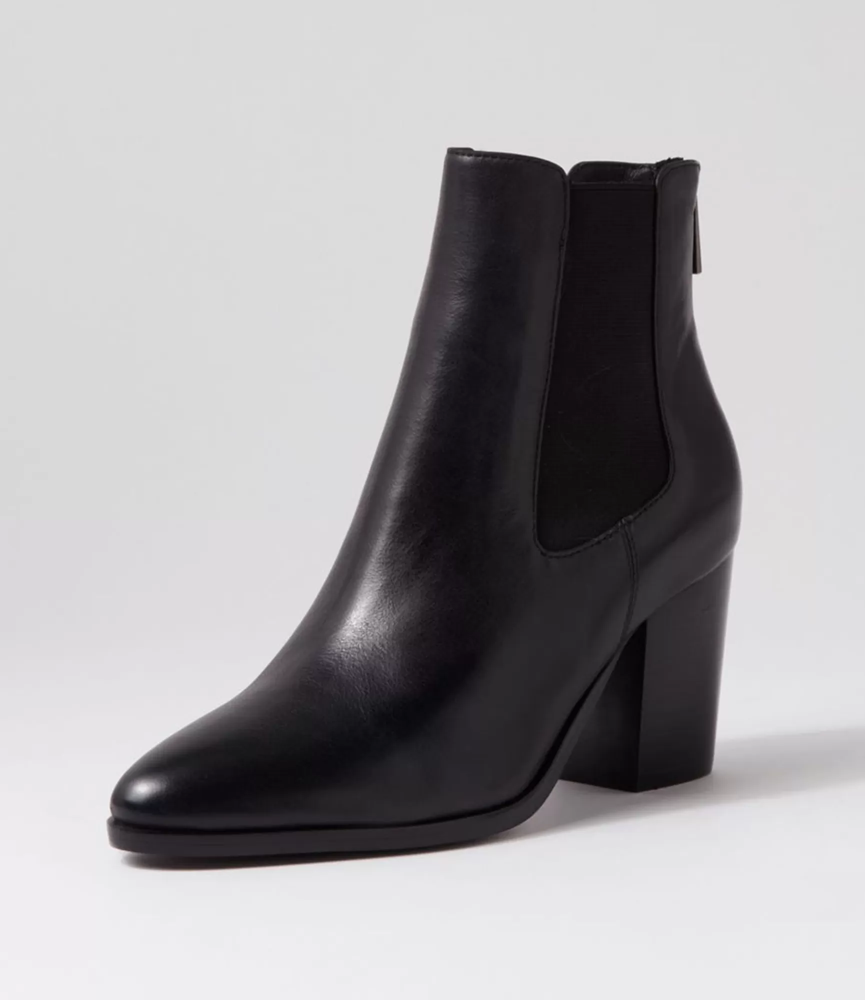 Flash Sale Midas Shoes Terto Black Leather Chelsea Boots