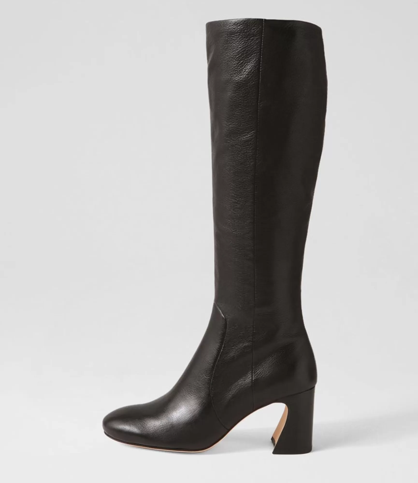 Best Sale Midas Shoes Tolene Black Leather Knee High Boots