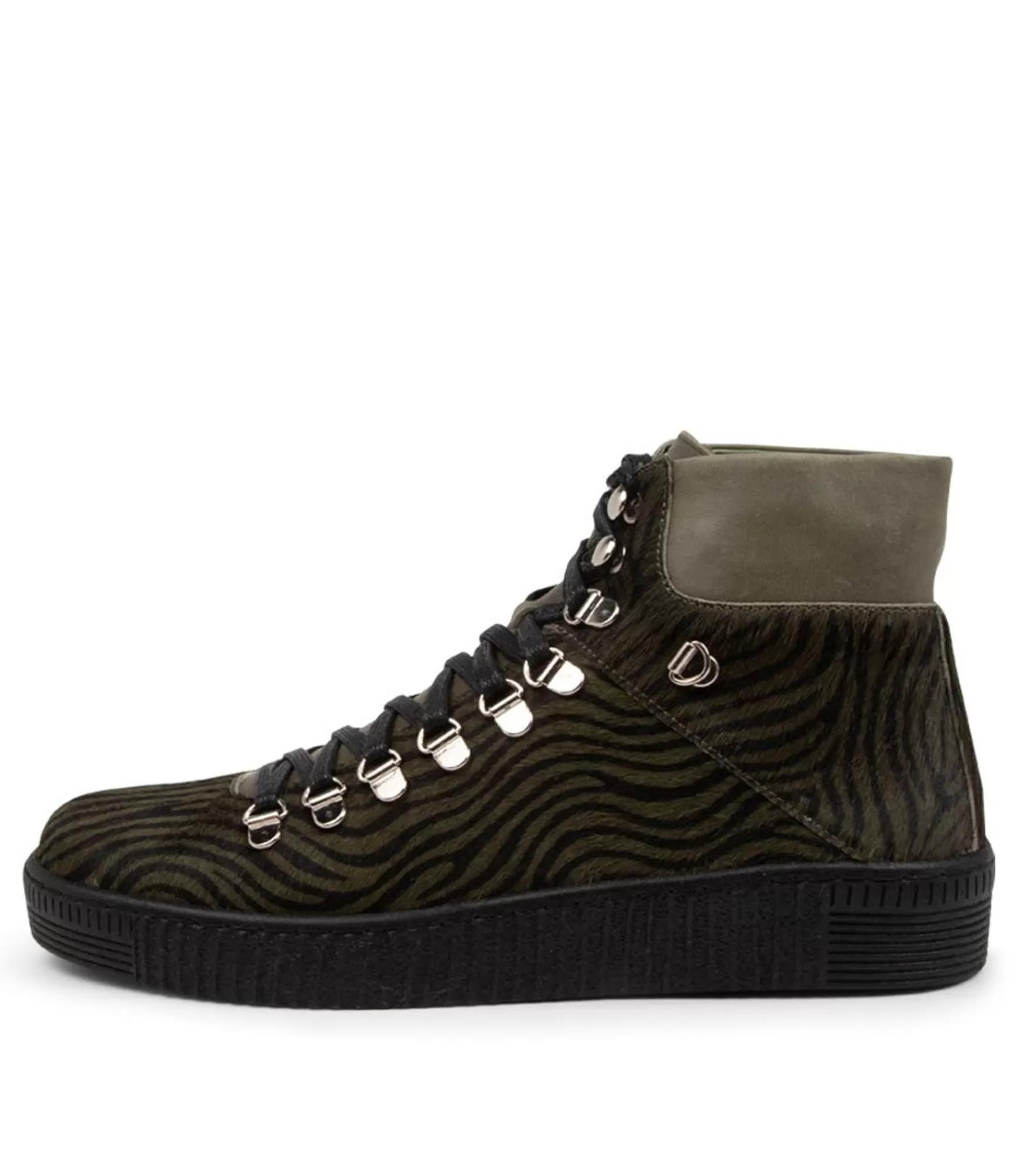 Cheap Midas Shoes Tonlee Khaki Zebra-Army