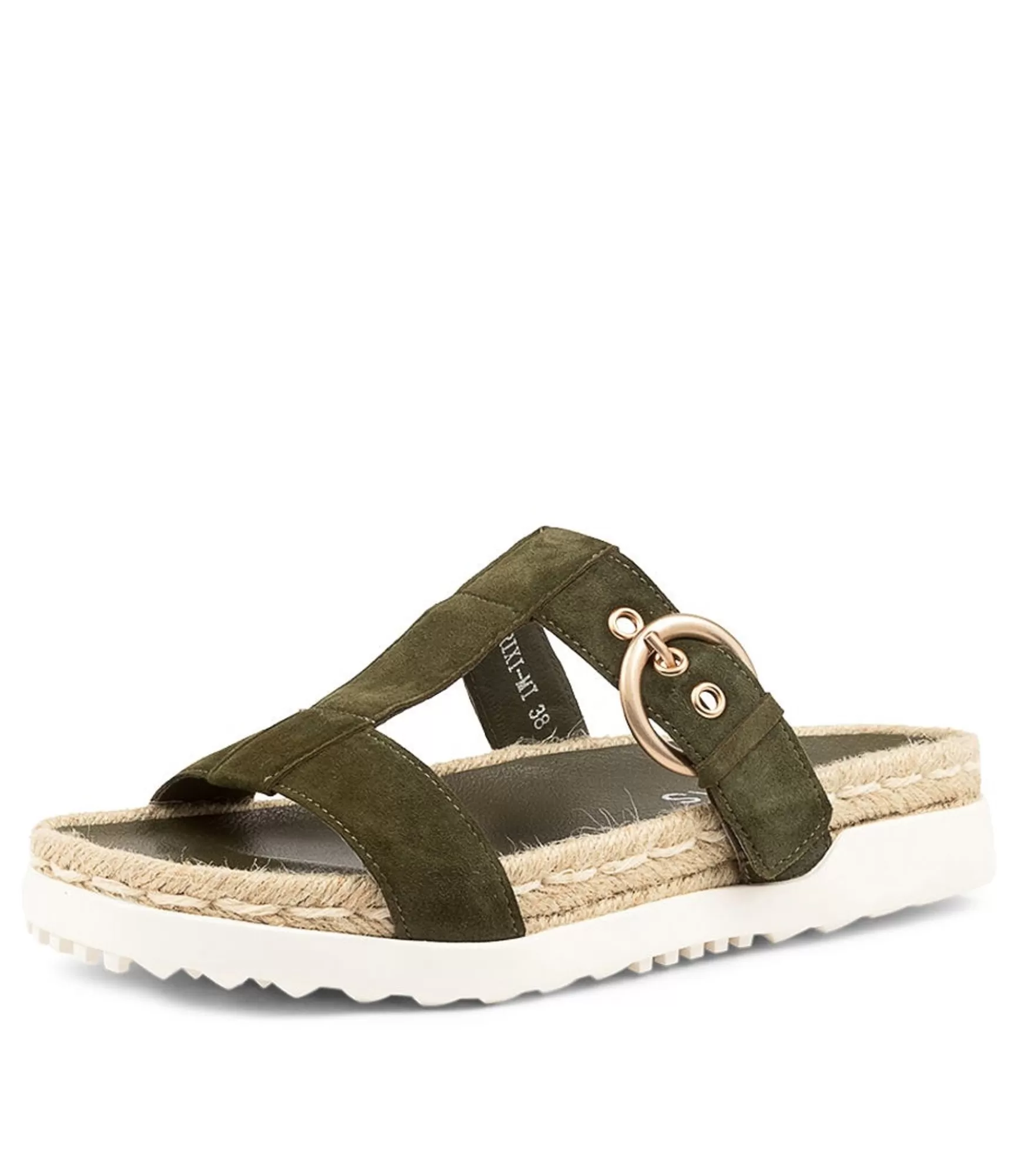 Clearance Midas Shoes Trixi Olive Suede