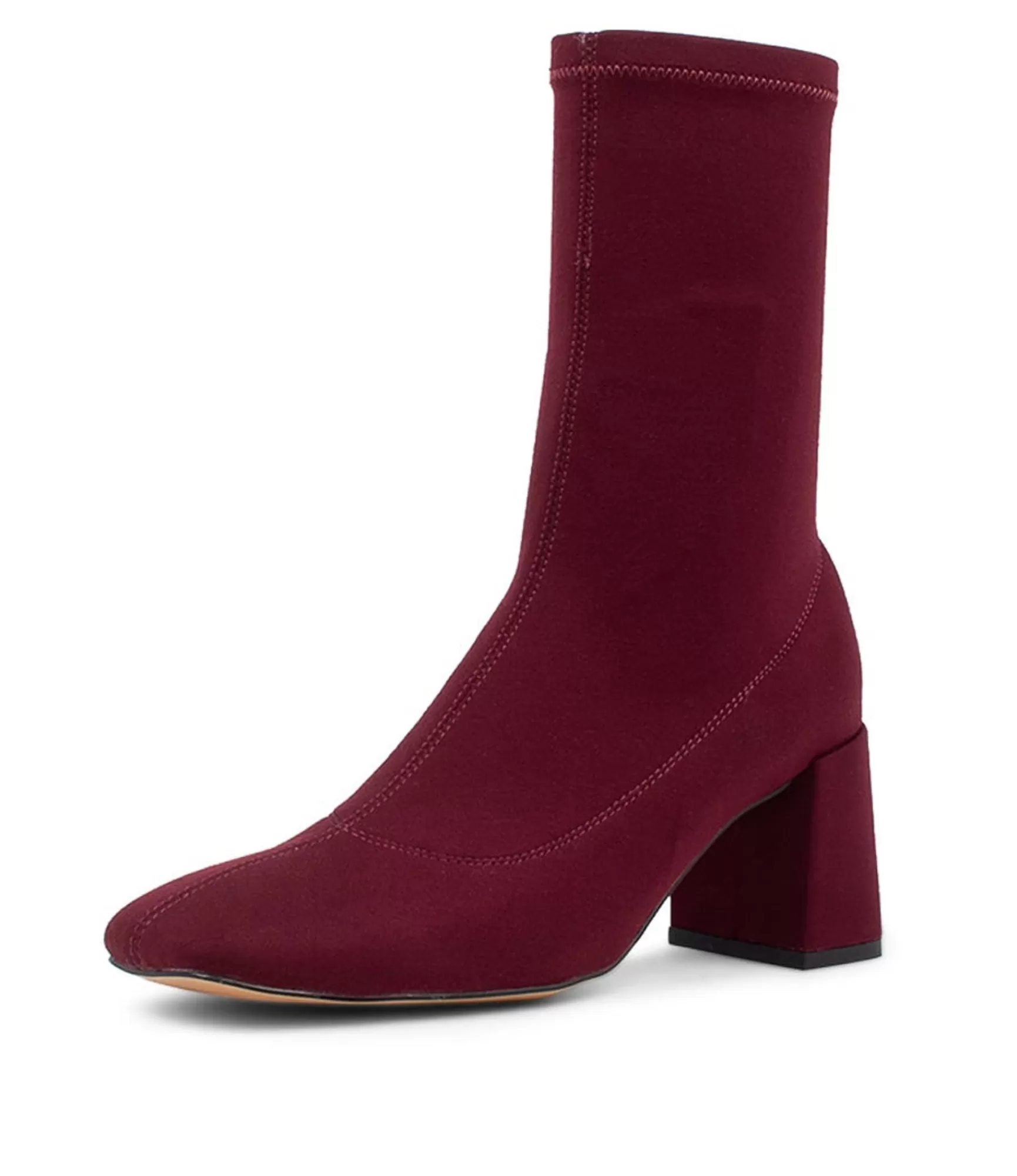 Clearance Midas Shoes Trusted Mulberry Stretch Fabric Ankle Boots