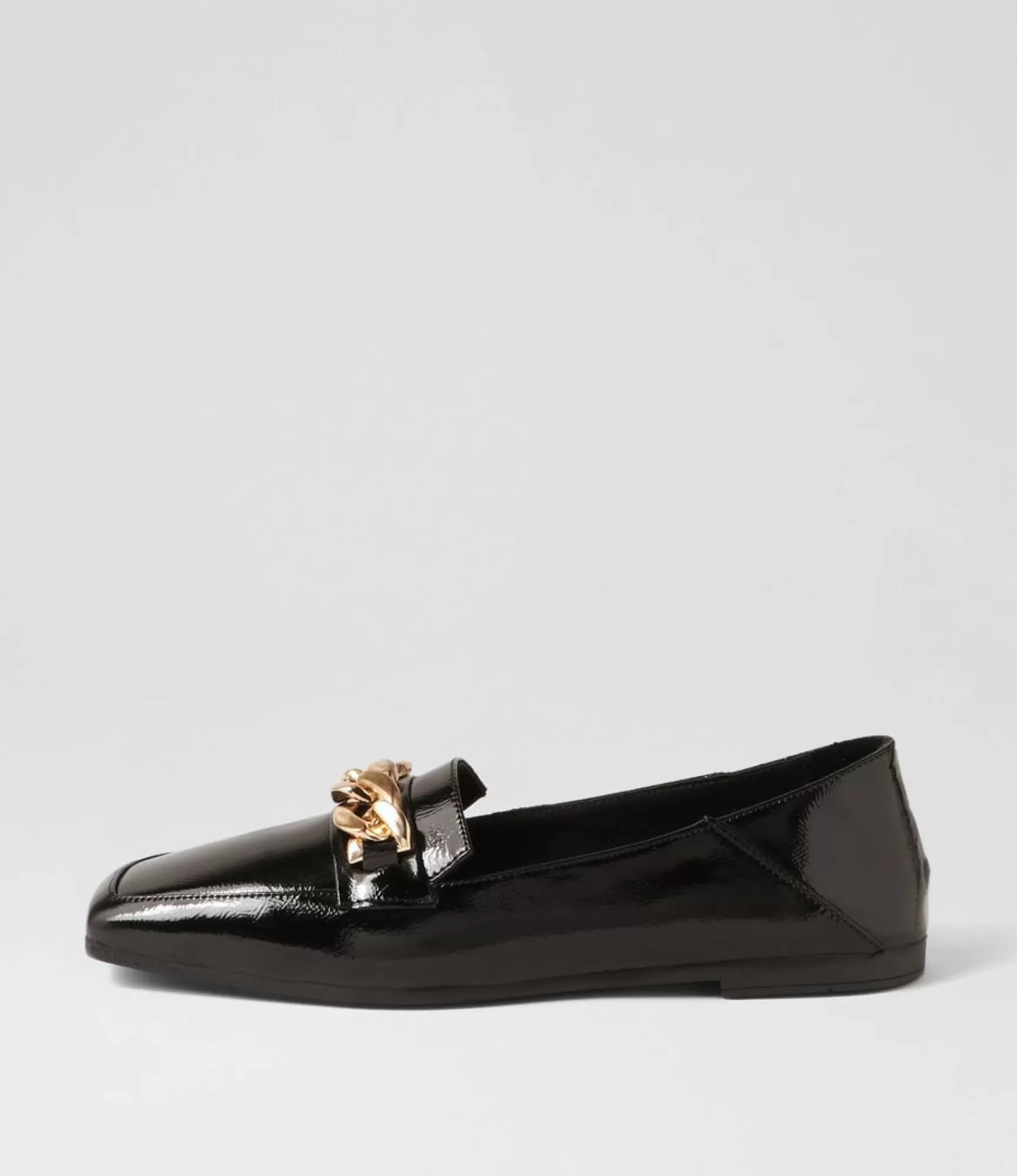Cheap Midas Shoes Tuscon Black Patent Leather Loafers