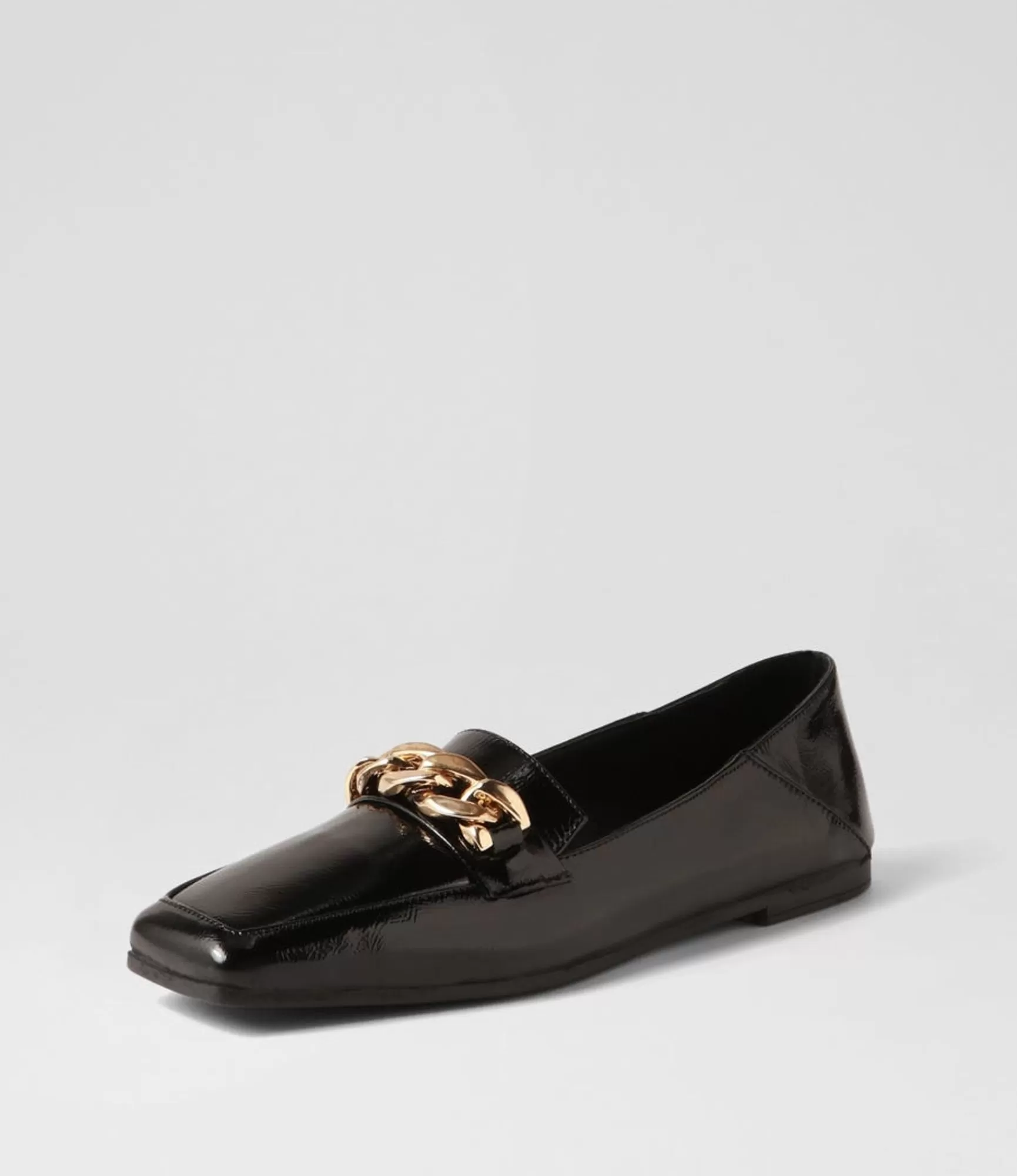 Cheap Midas Shoes Tuscon Black Patent Leather Loafers