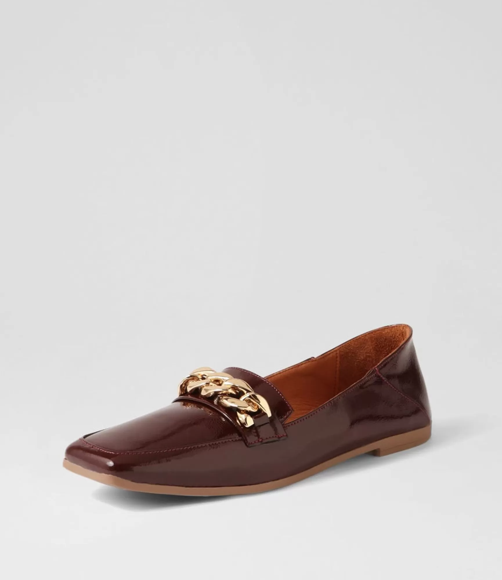 Flash Sale Midas Shoes Tuscon Burgundy Patent Leather Loafers