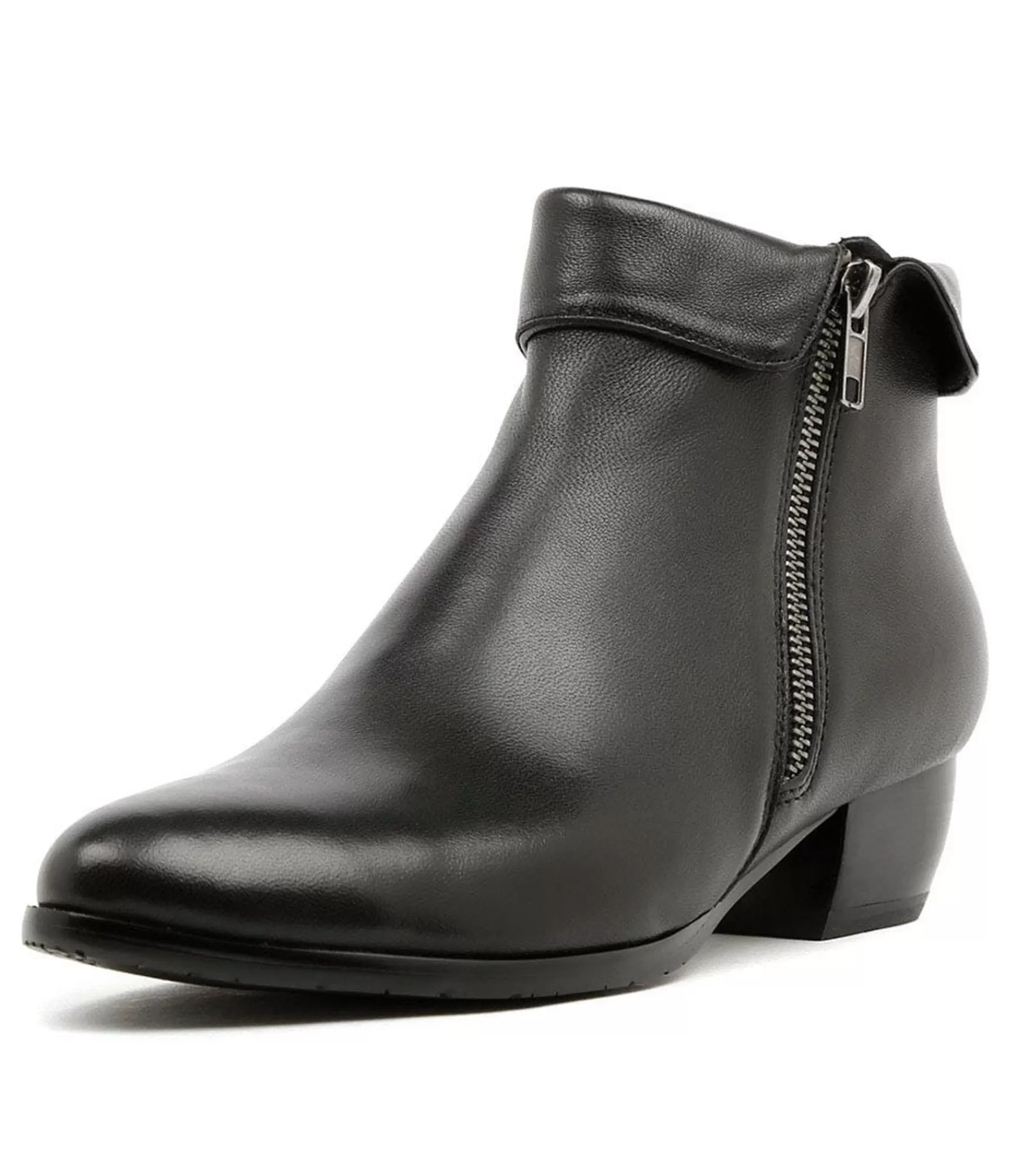 Best Midas Shoes Twinzip Black Leather