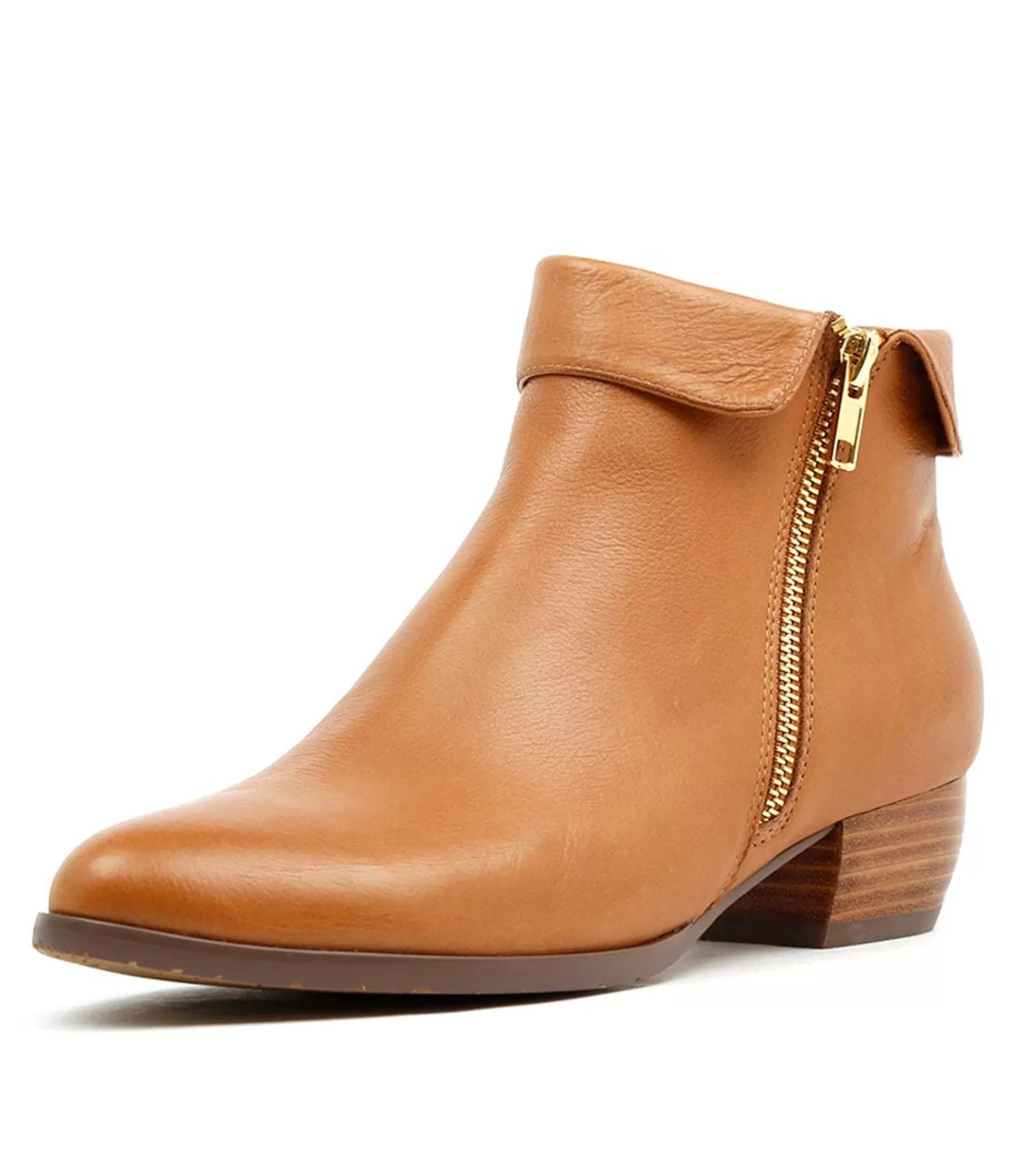 New Midas Shoes Twinzip Dk Tan Leather