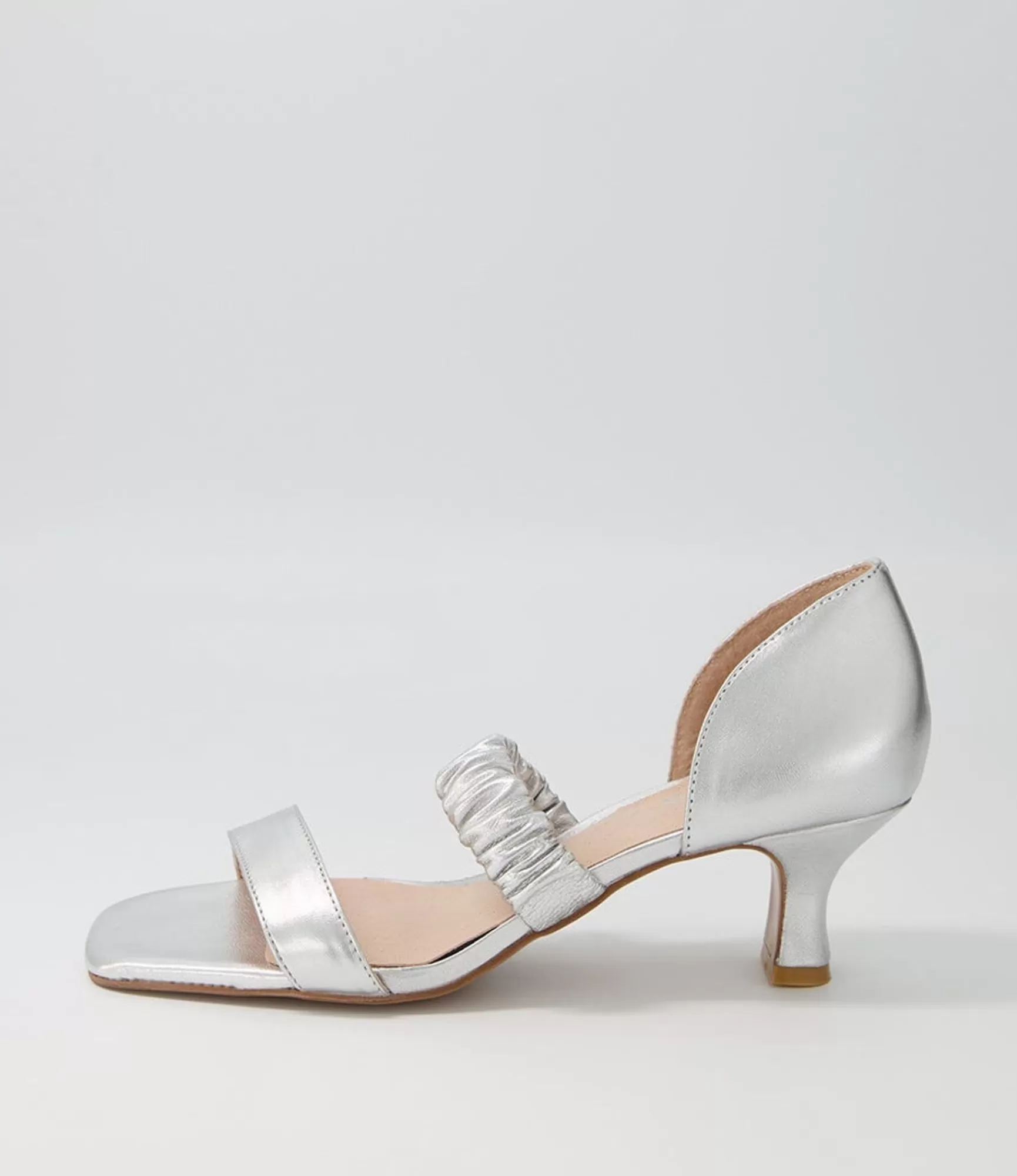 Cheap Midas Shoes Ubet Silver Leather Sandals