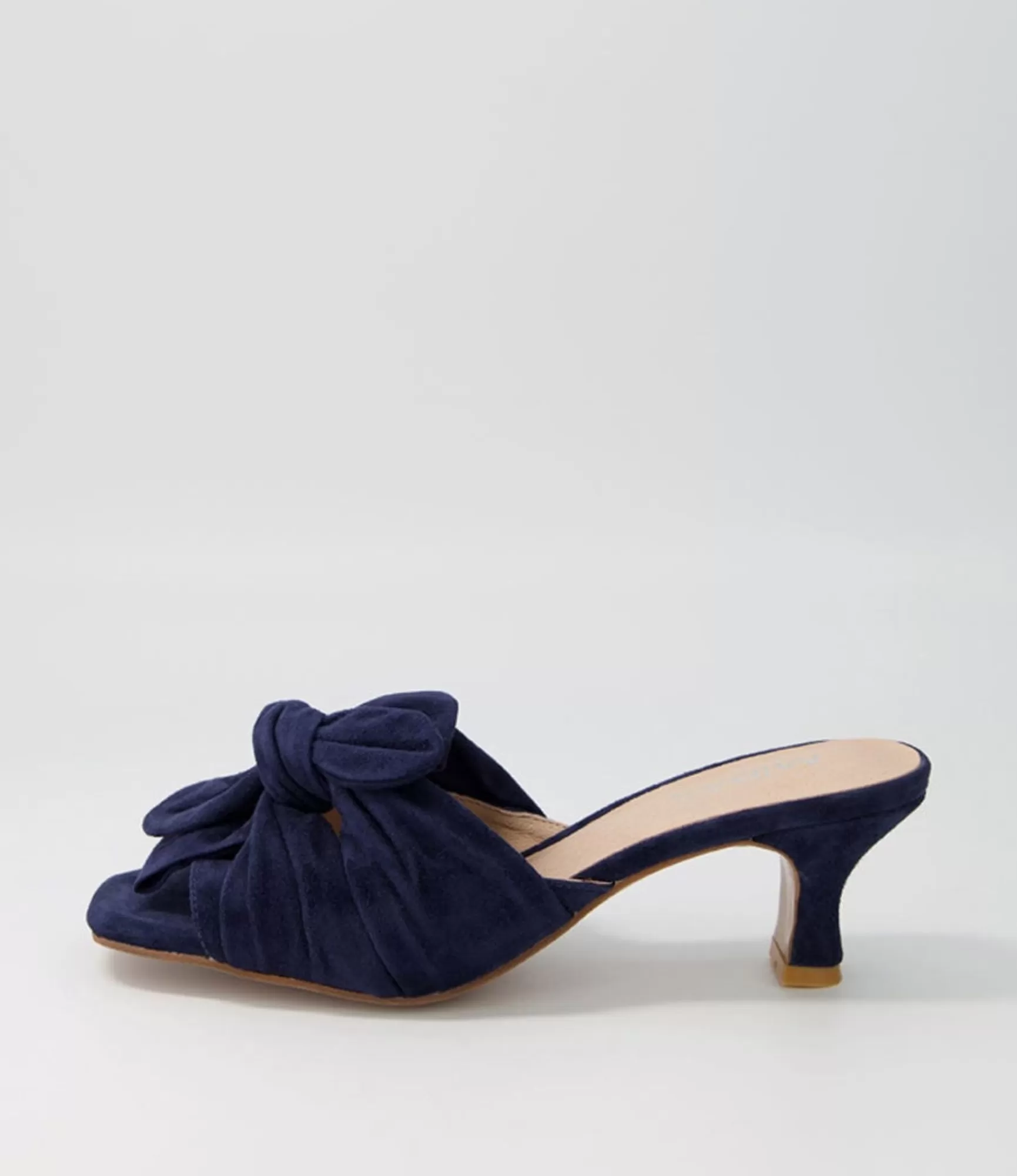 Cheap Midas Shoes Umay Navy Suede Slides