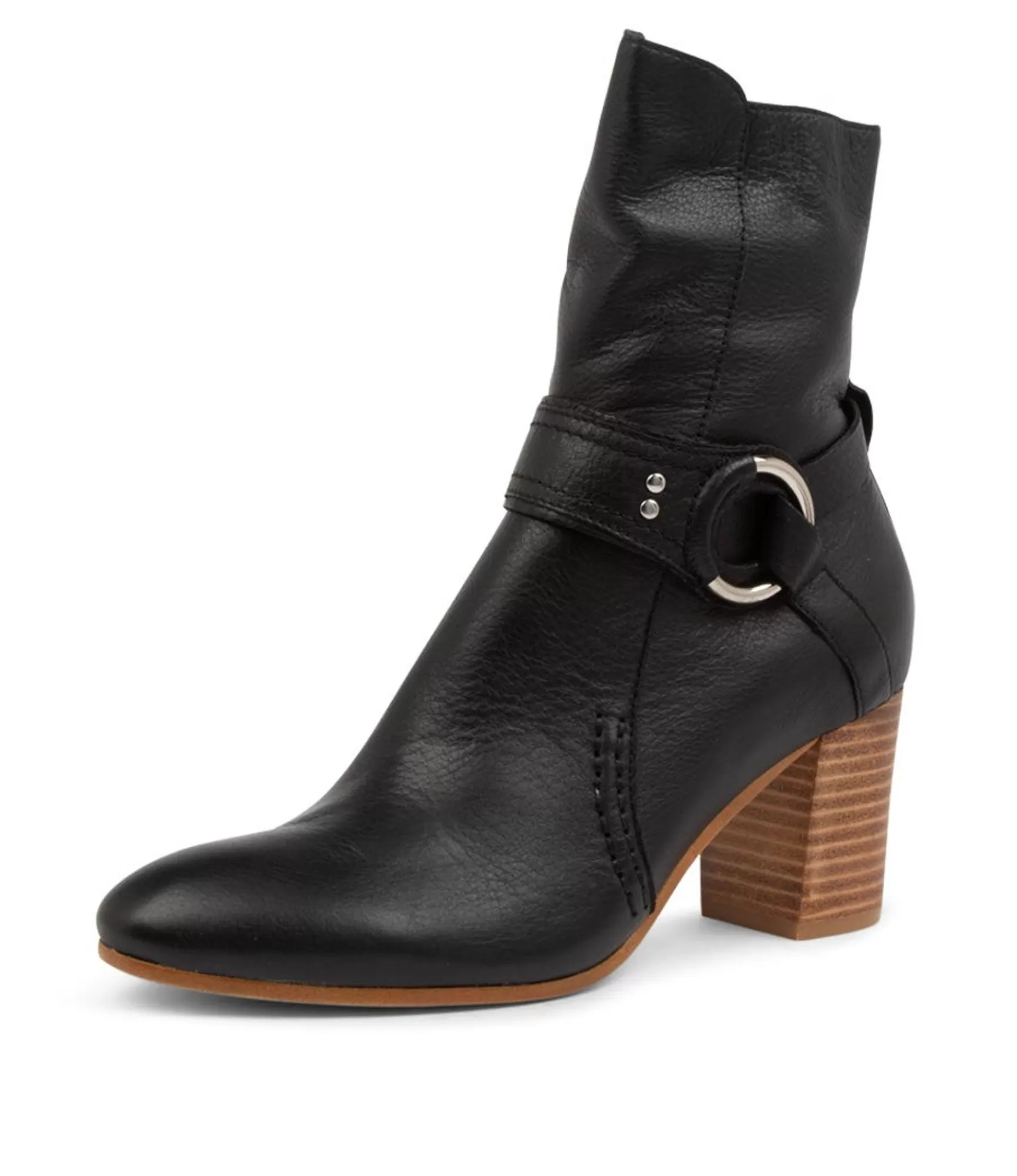 New Midas Shoes Umight Black-Natural Heel