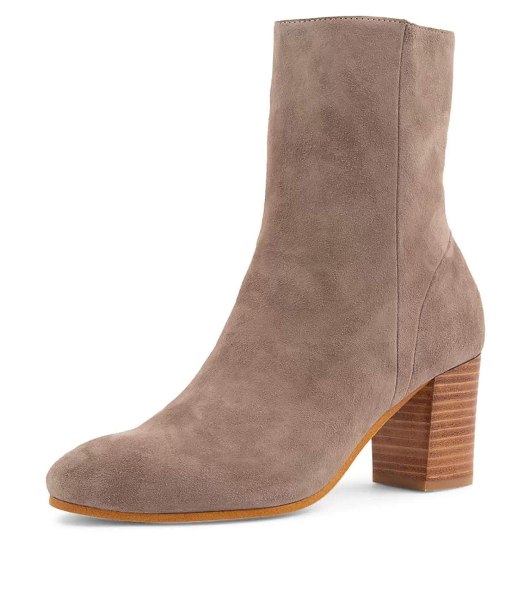 Flash Sale Midas Shoes Unite Light Taupe Suede Ankle Boots