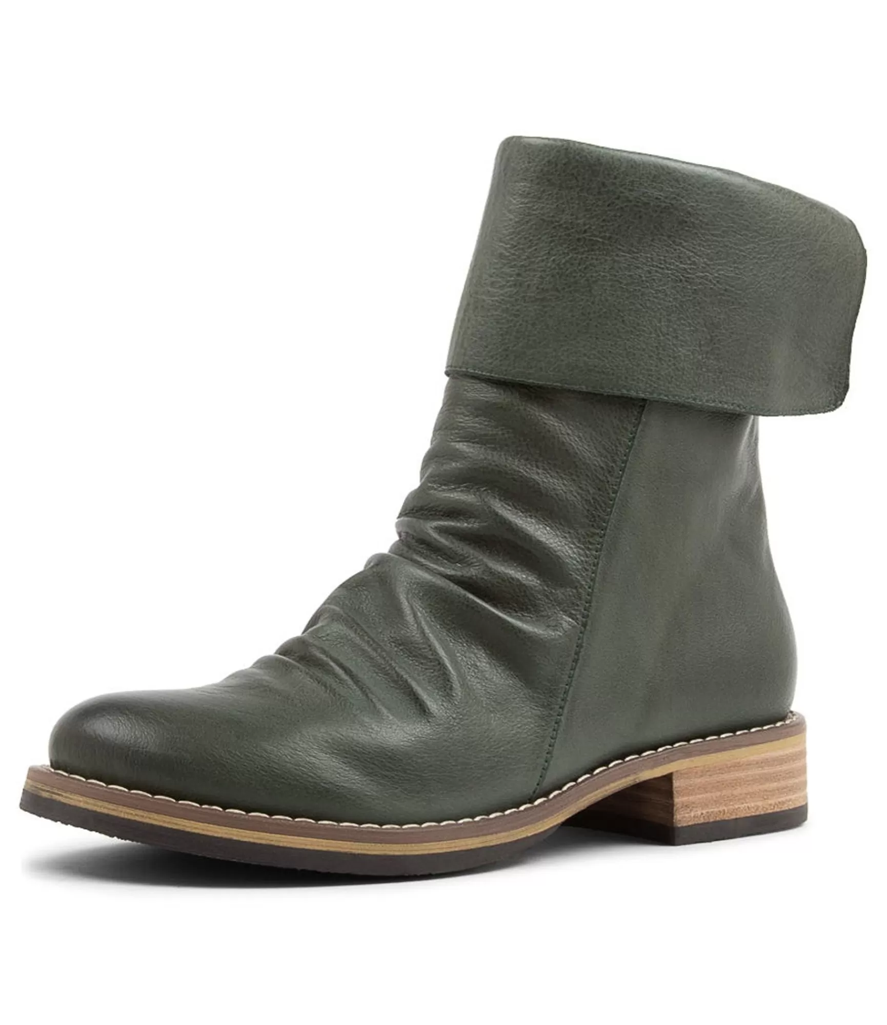 Cheap Midas Shoes Unsee Forest Leather Ankle Boots