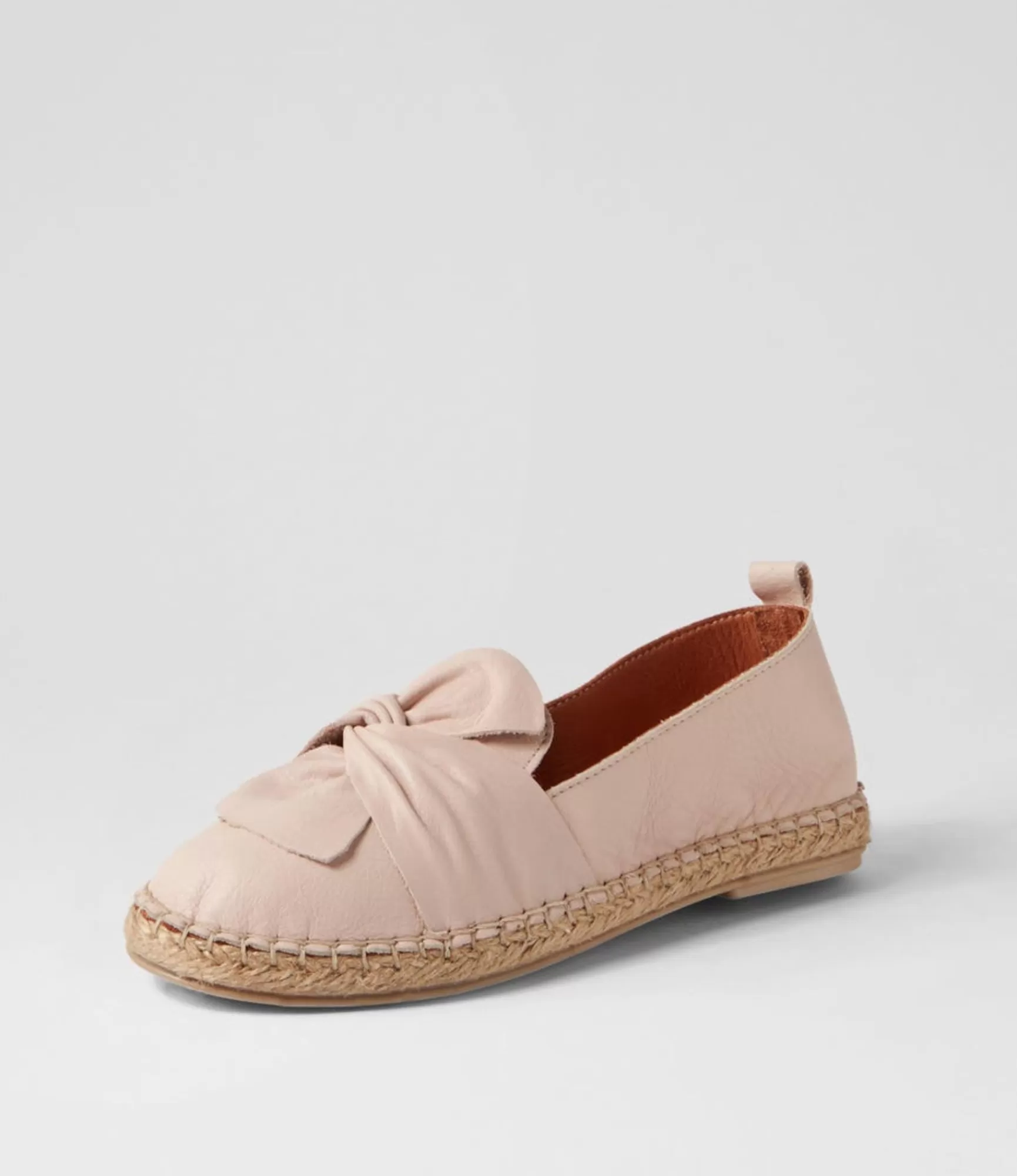 Hot Midas Shoes Uselv Blush Leather Espadrilles